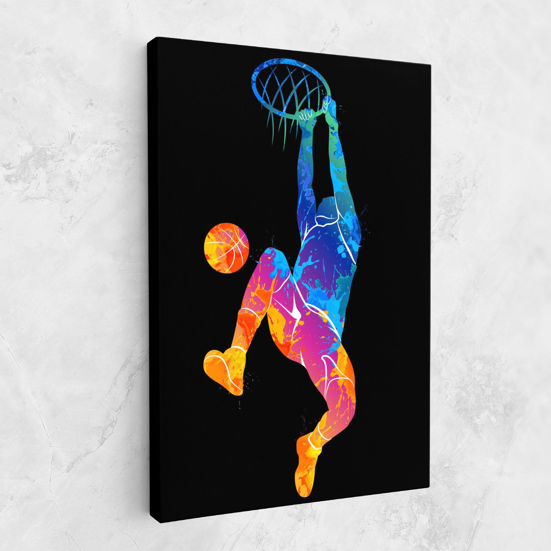 Vászonkép Blue Basket Hoop mockup 1