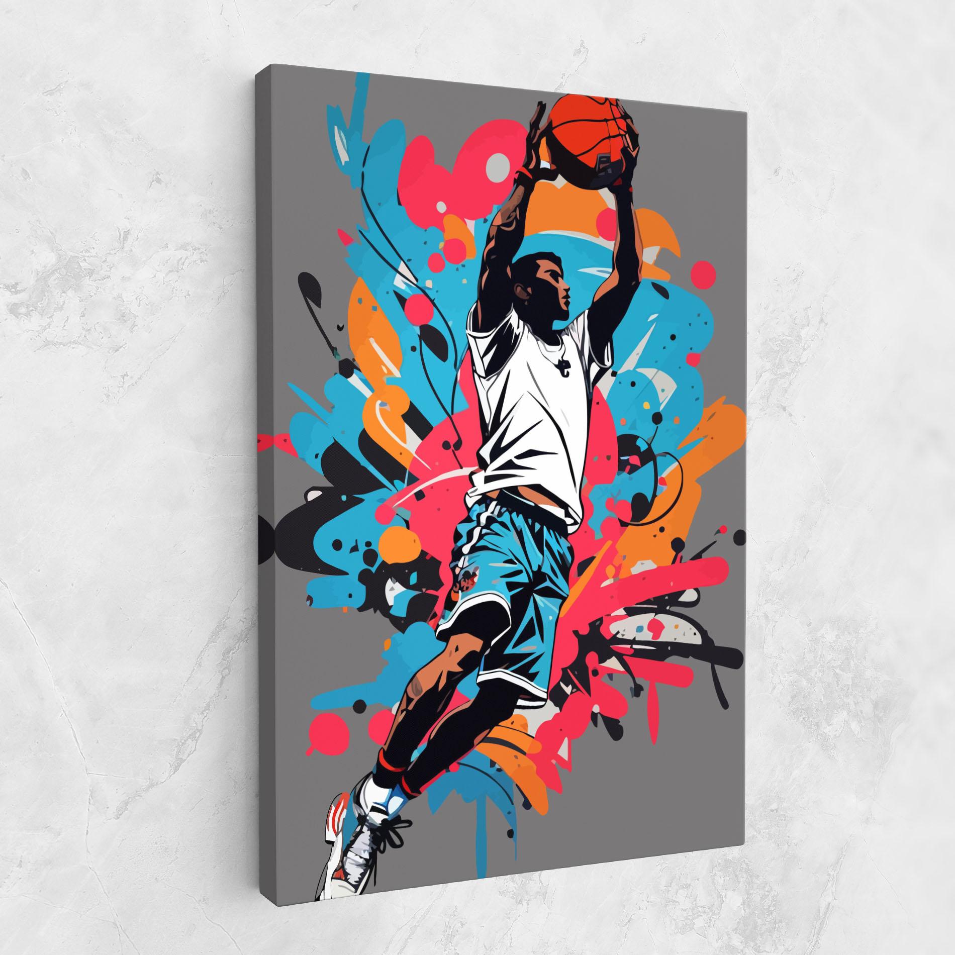 Vászonkép Blue Red Basket mockup 1