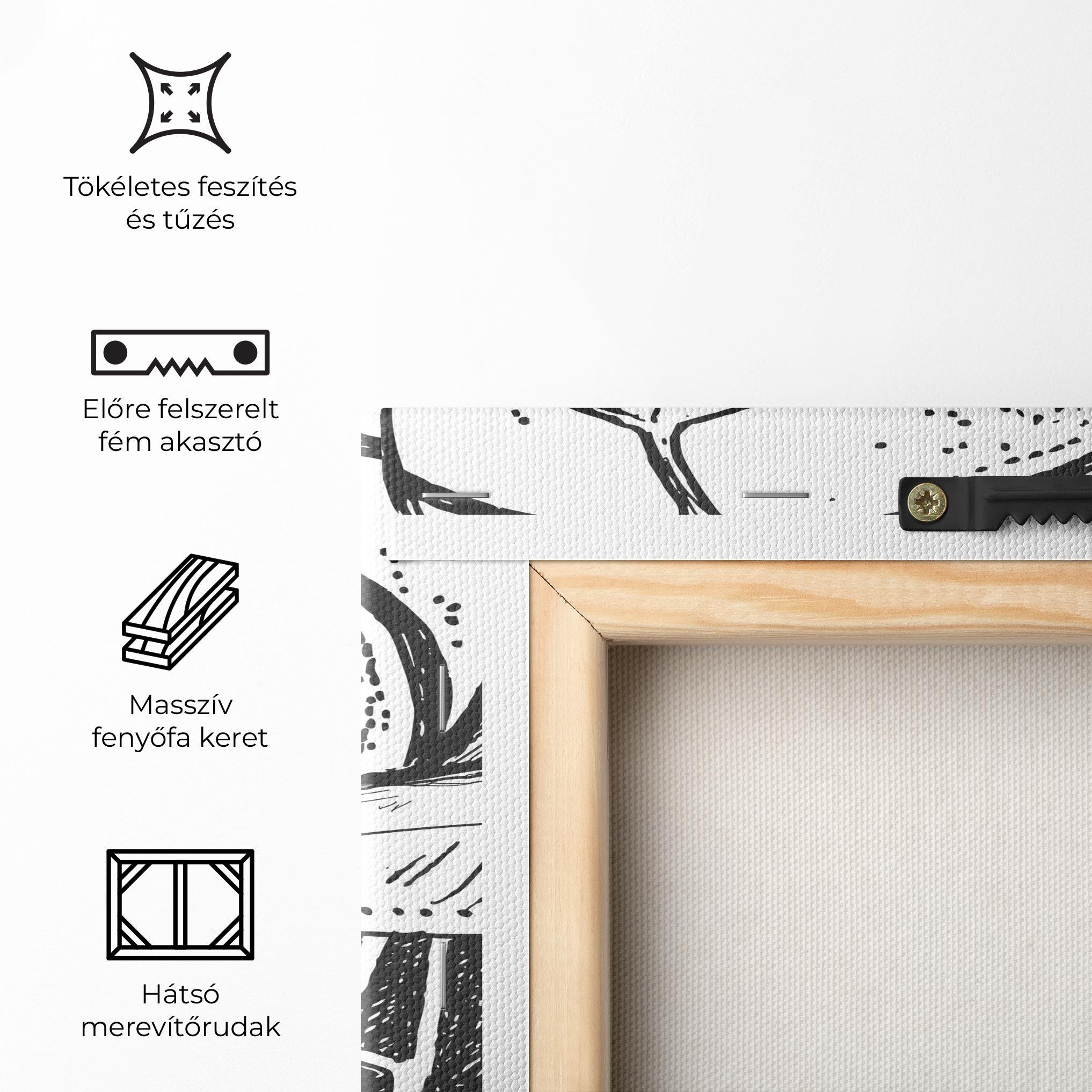 Vászonkép Basketball Grey Hoop mockup 5