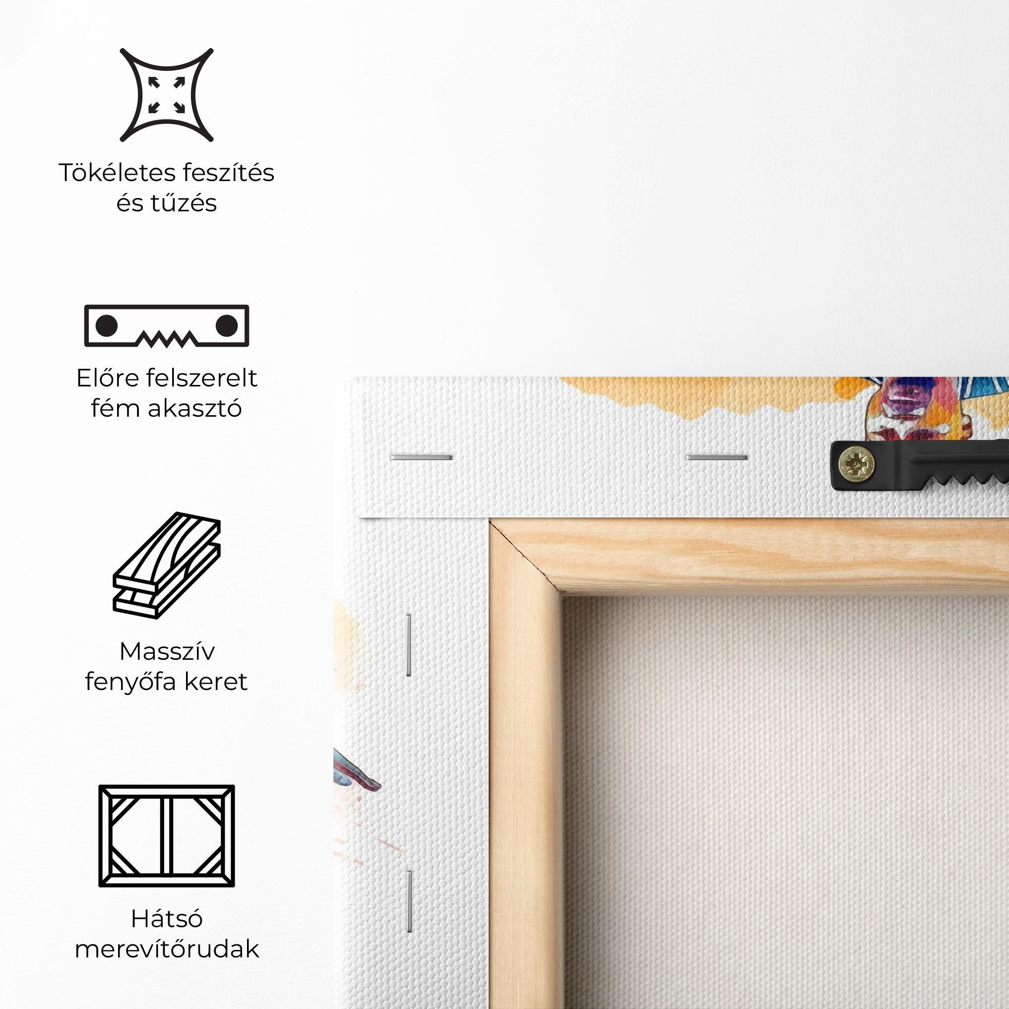 Vászonkép Playing Basket mockup 5