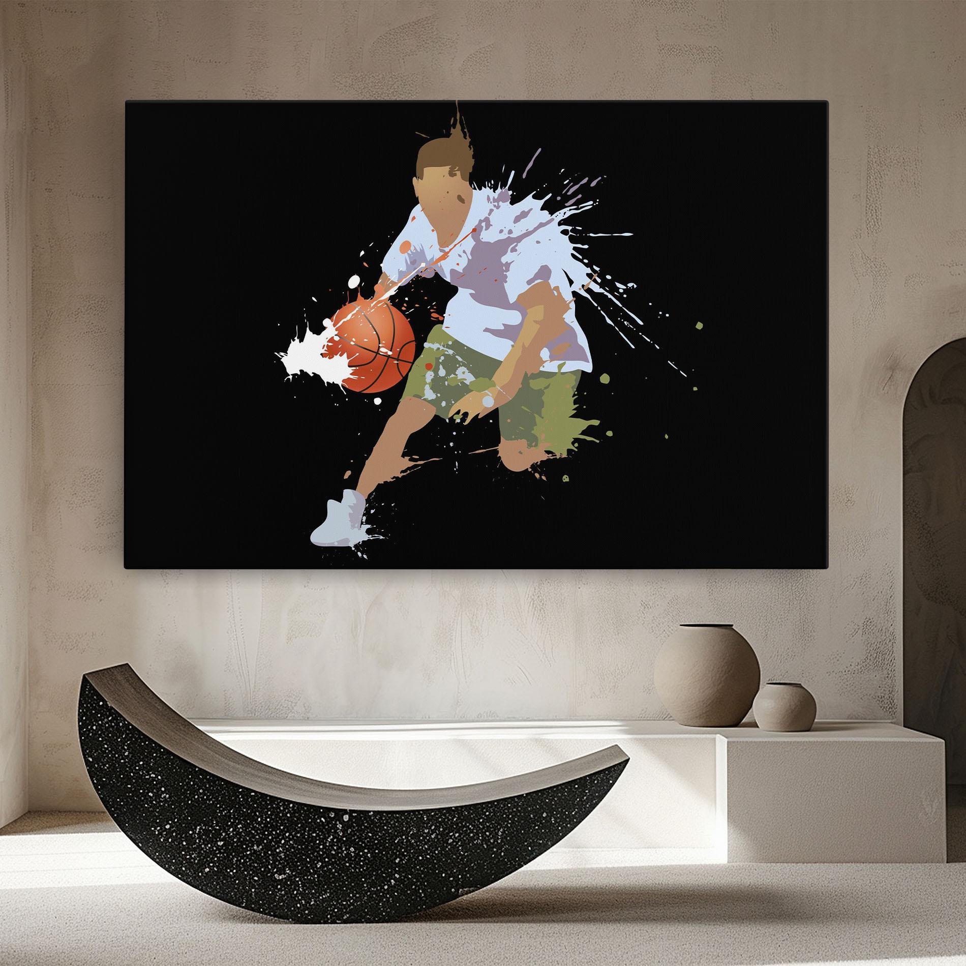 Vászonkép Basket Splash mockup 8