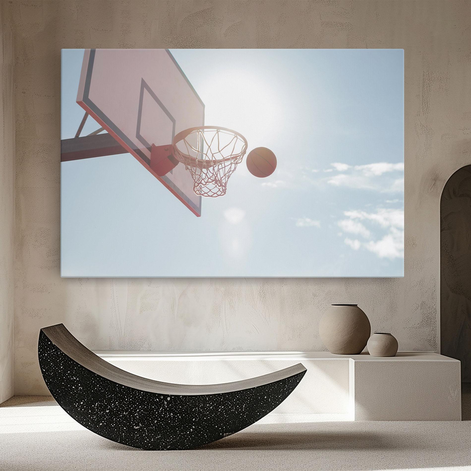 Vászonkép Basketball Hoop mockup 8