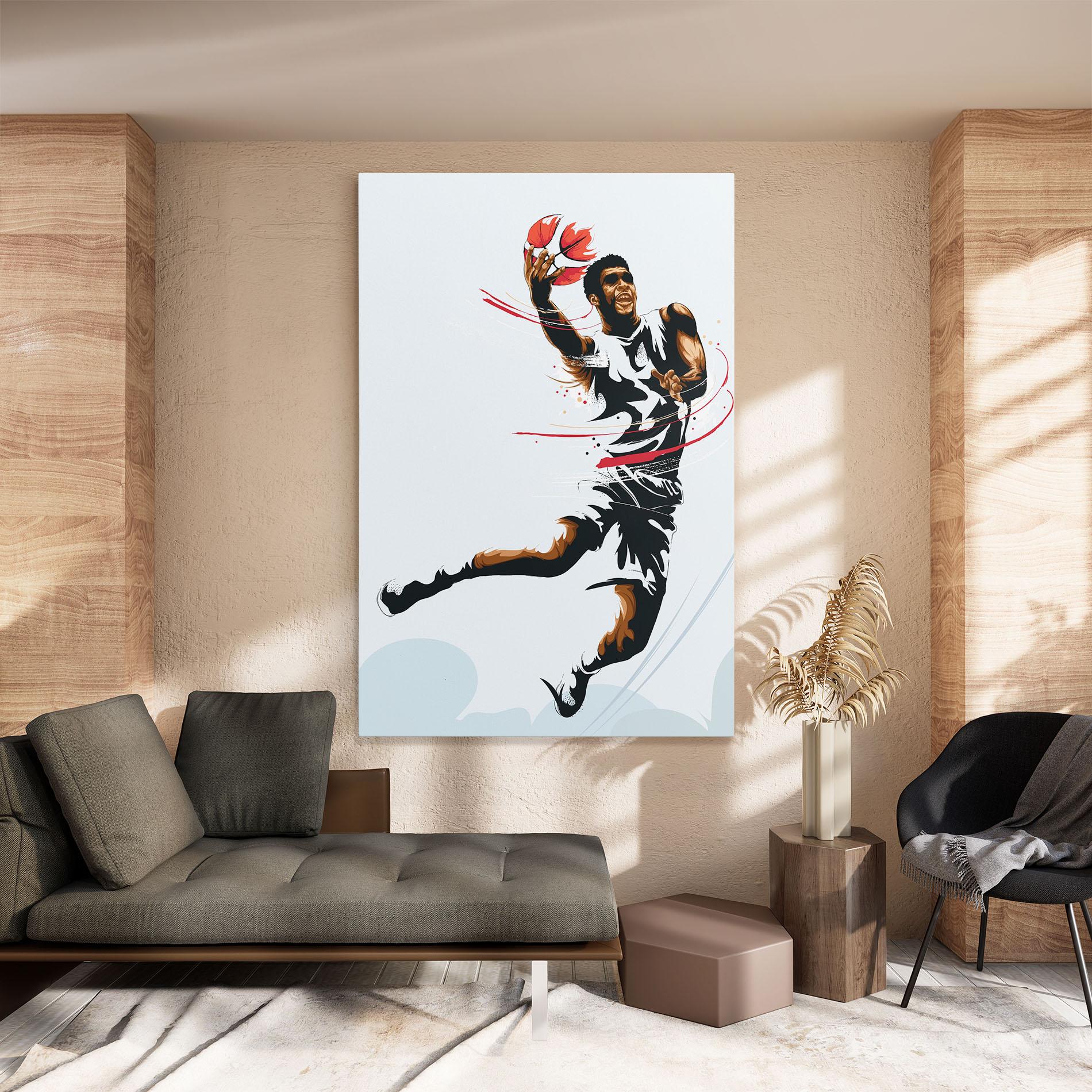 Vászonkép Basketball Shot mockup 8