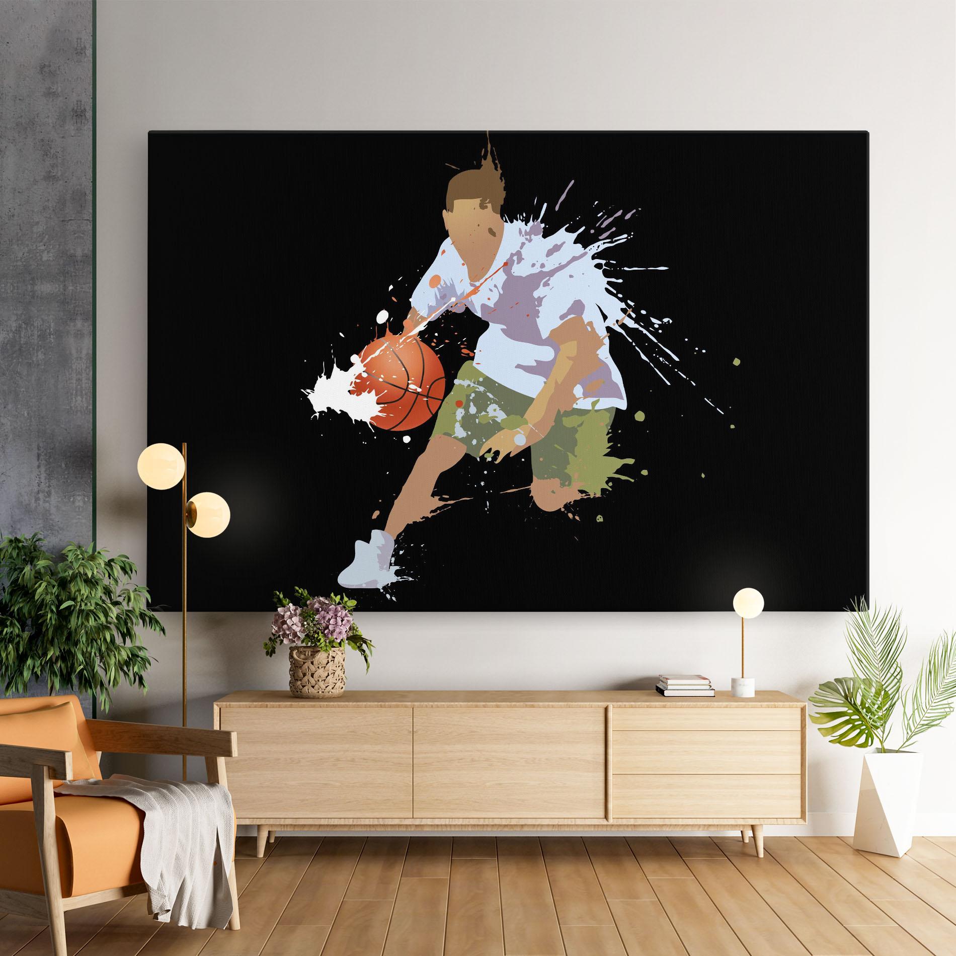 Vászonkép Basket Splash mockup 9