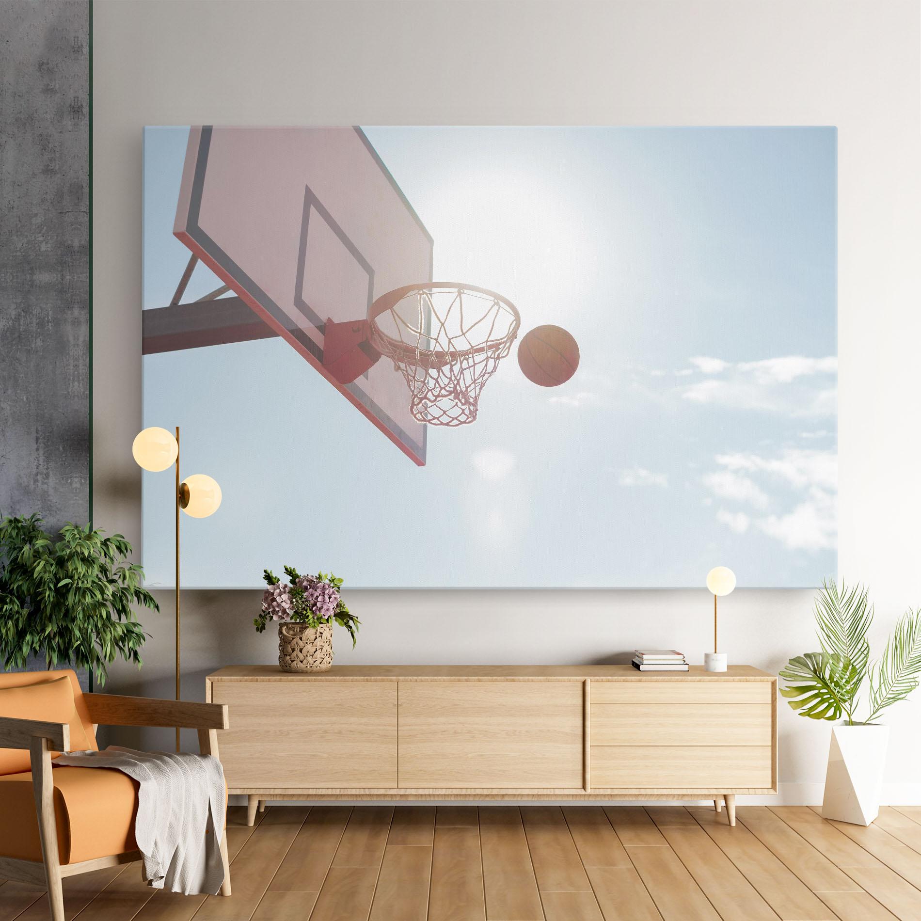 Vászonkép Basketball Hoop mockup 9