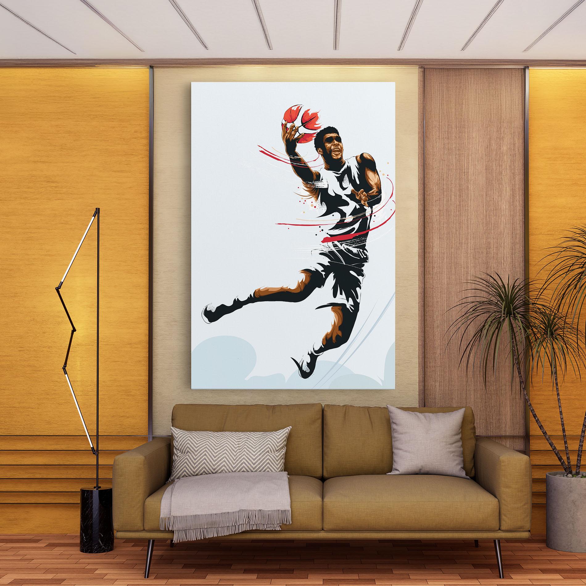 Vászonkép Basketball Shot mockup 9