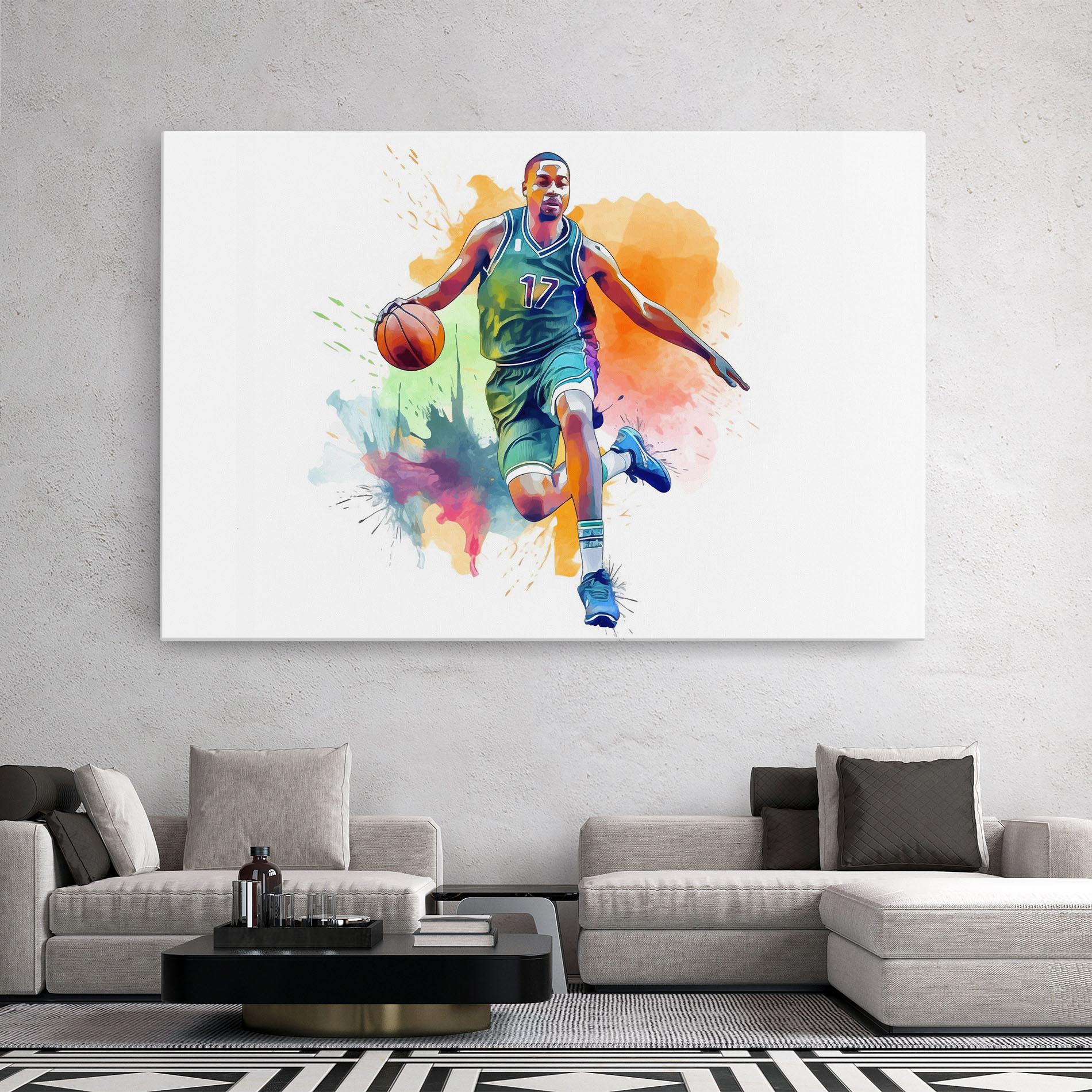 Vászonkép Playing Basket mockup 2