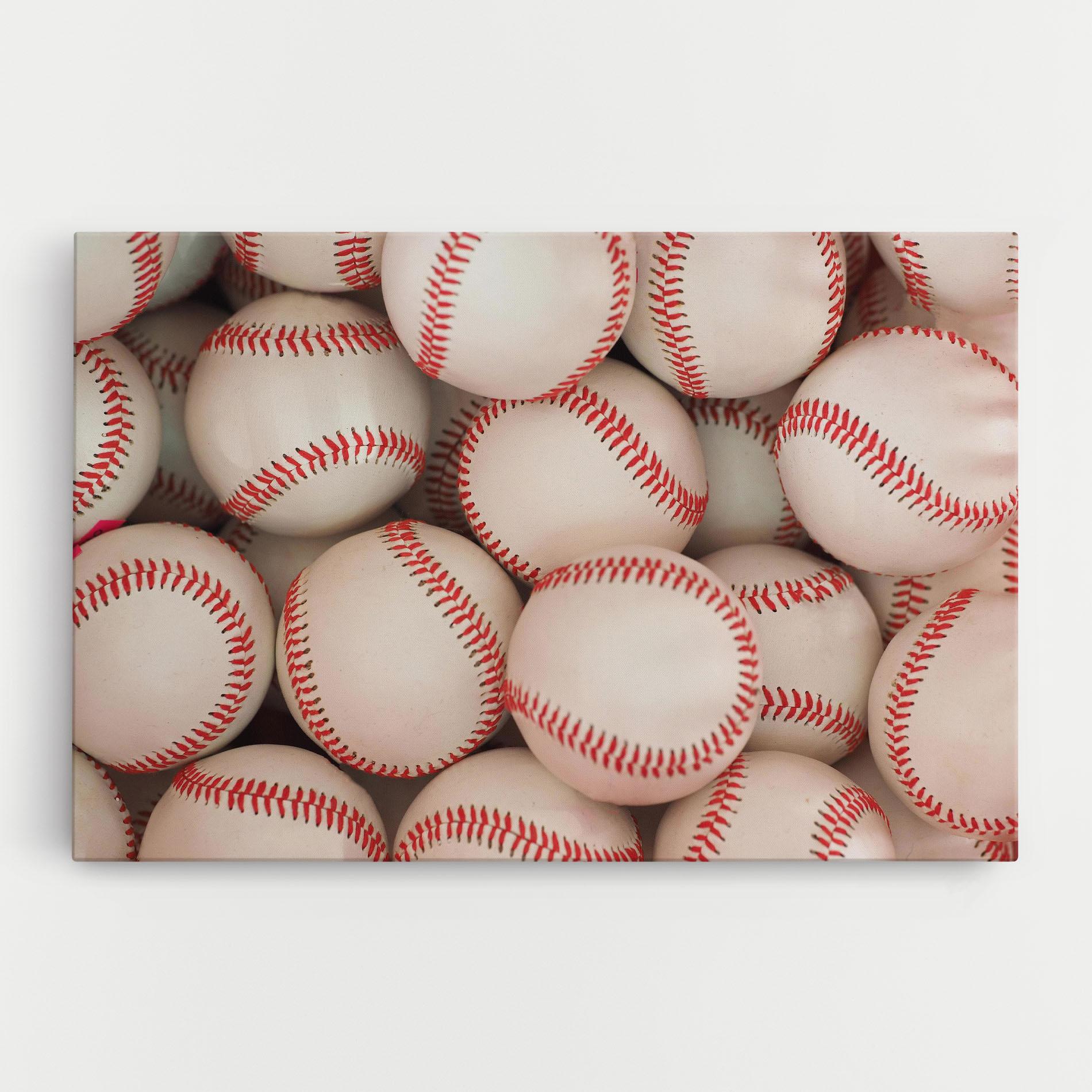Vászonkép Baseball Balls Stack mockup 0