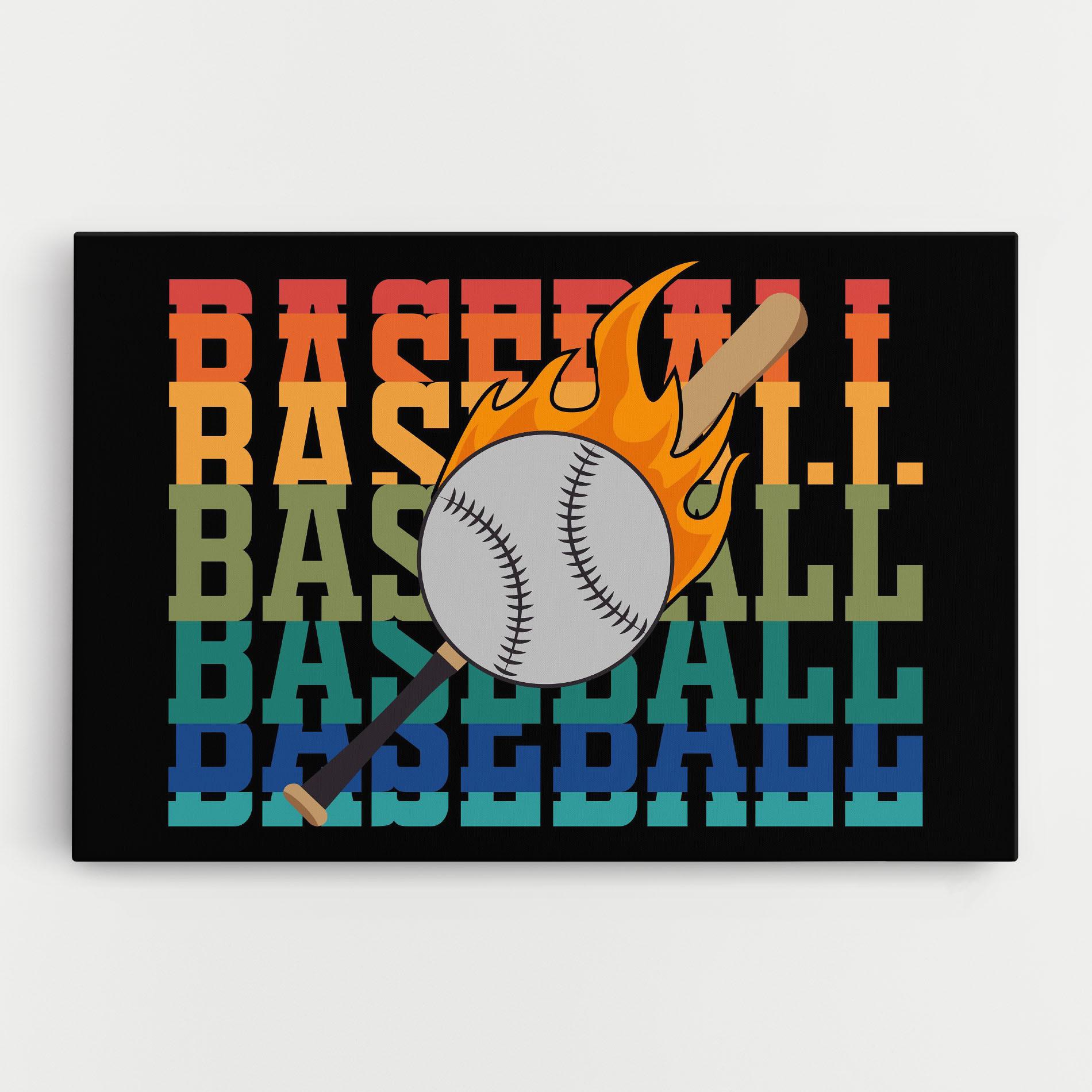 Vászonkép Baseball Color mockup 0