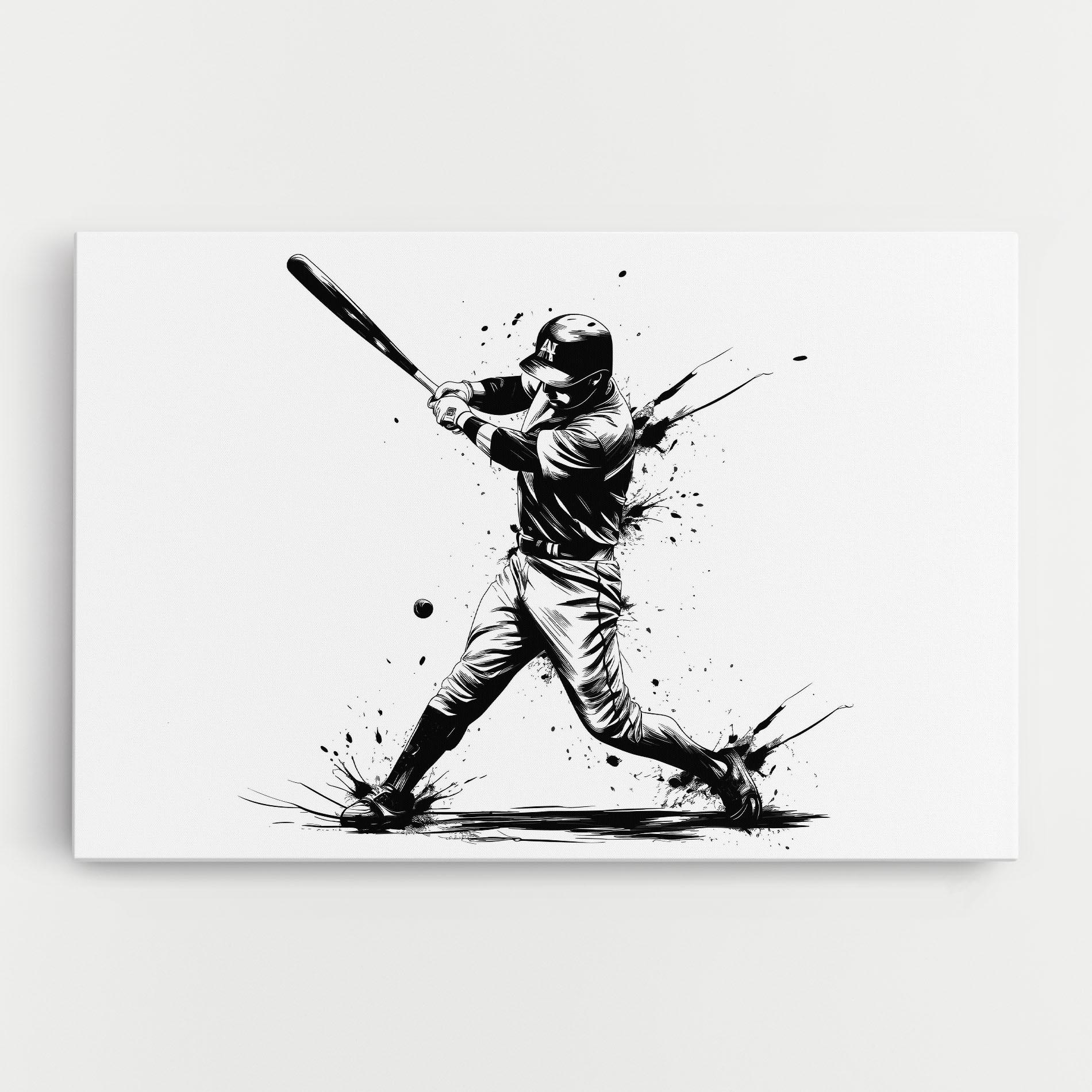 Vászonkép Baseball Splash mockup 0