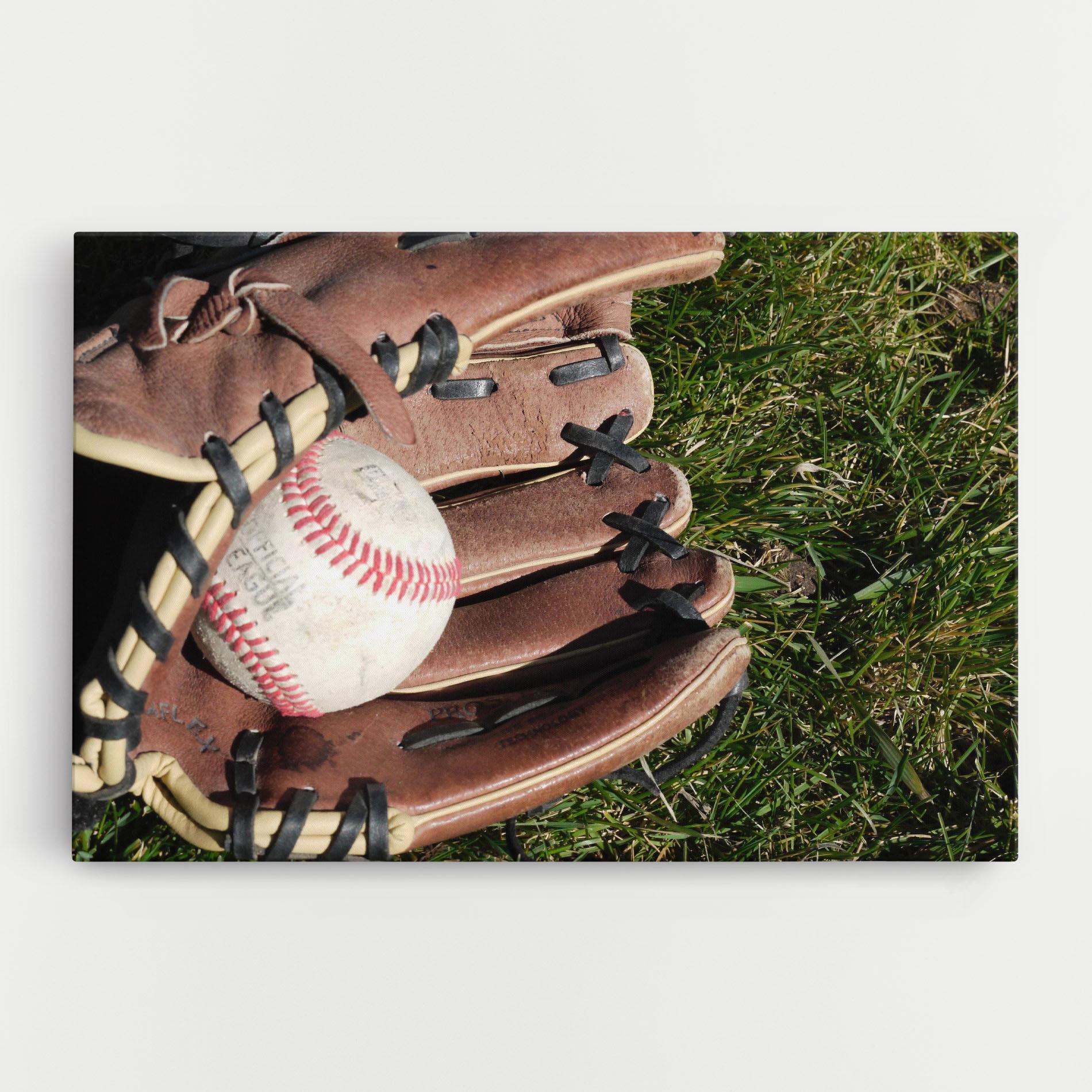 Vászonkép Brown Baseball Glove mockup 0