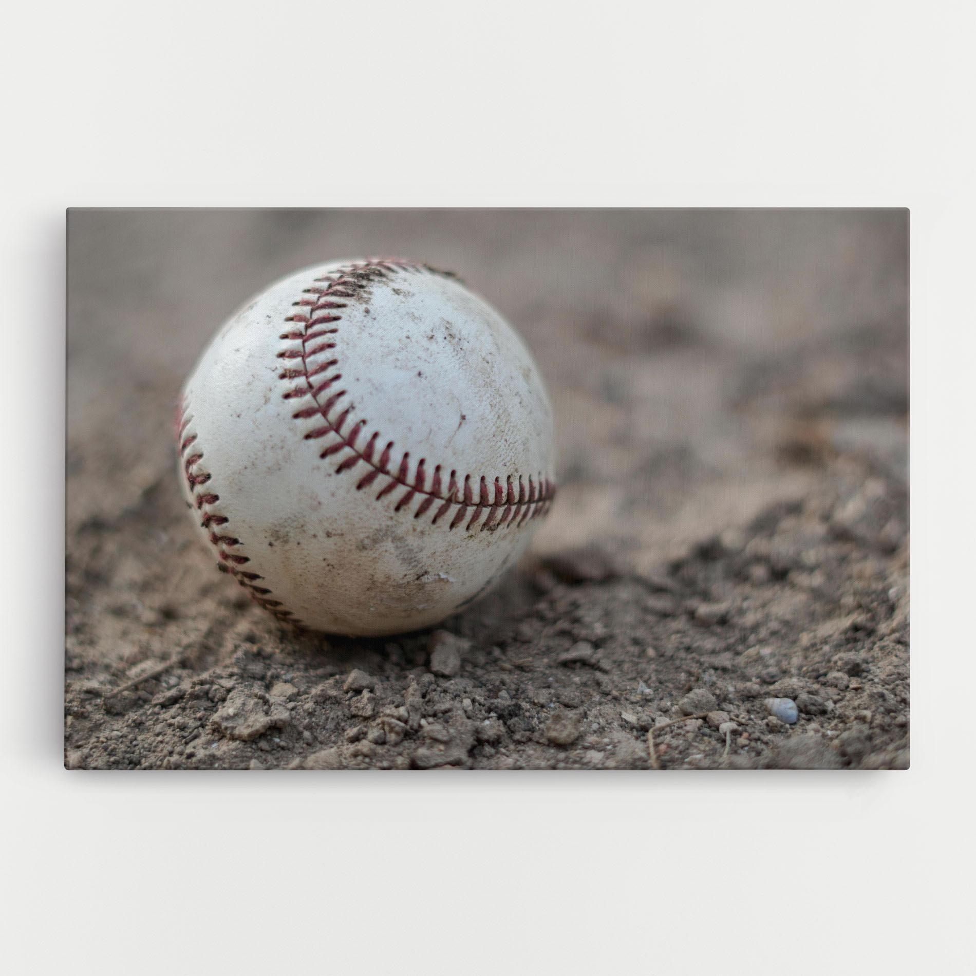 Vászonkép Dusty Baseball Ball mockup 0