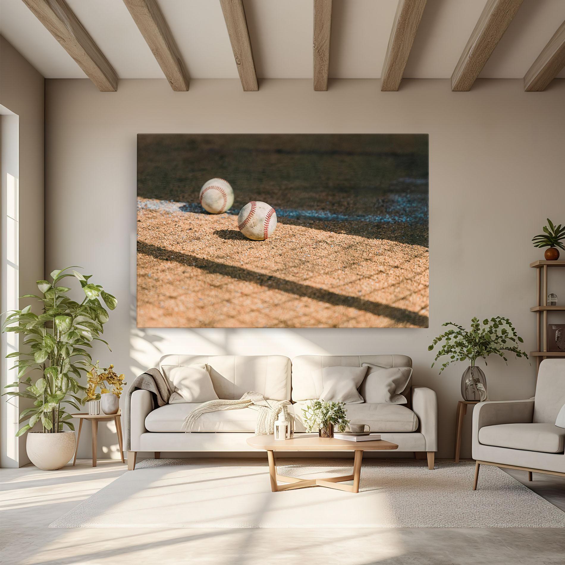 Vászonkép Baseball Balls mockup 6