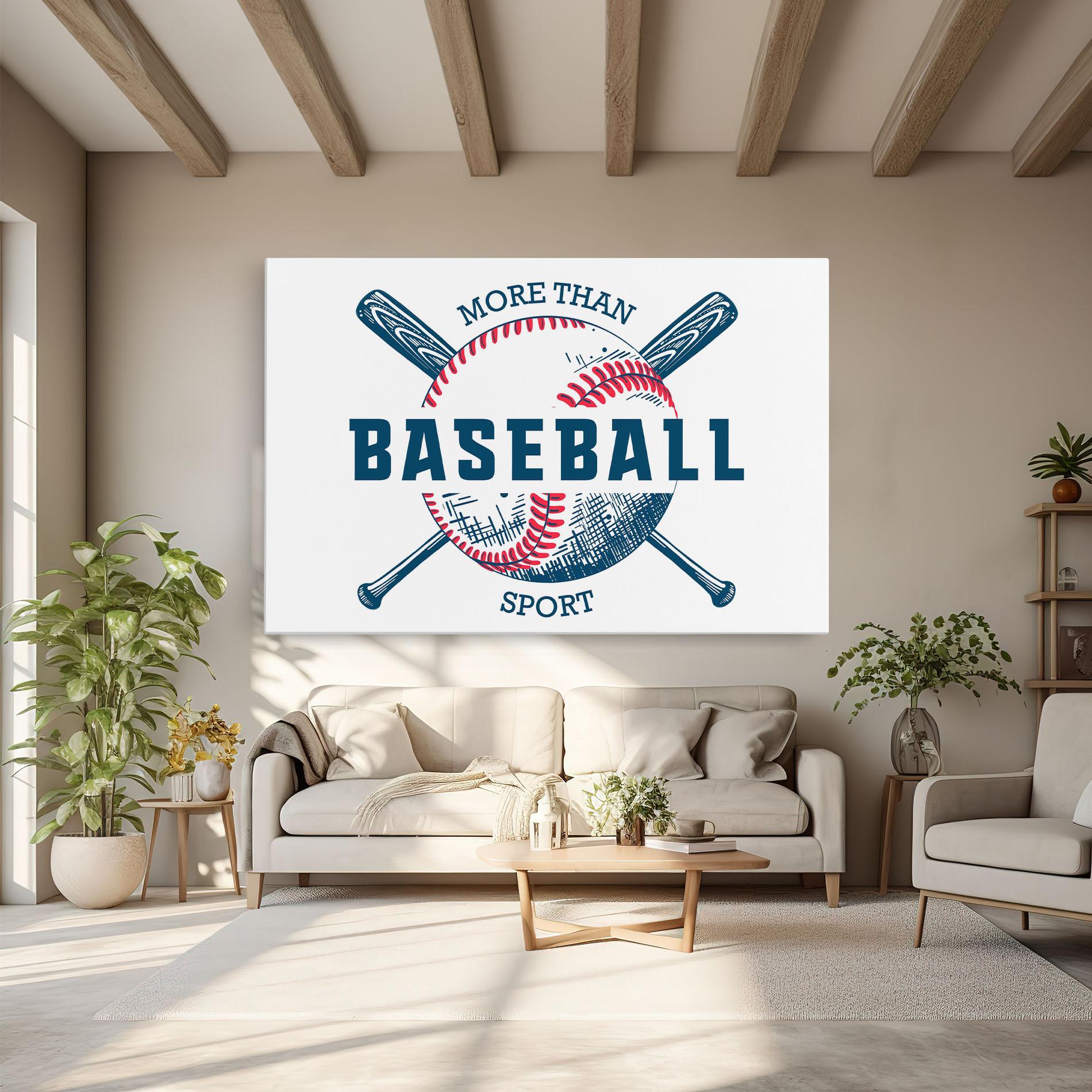 Vászonkép Baseball Sport mockup 6