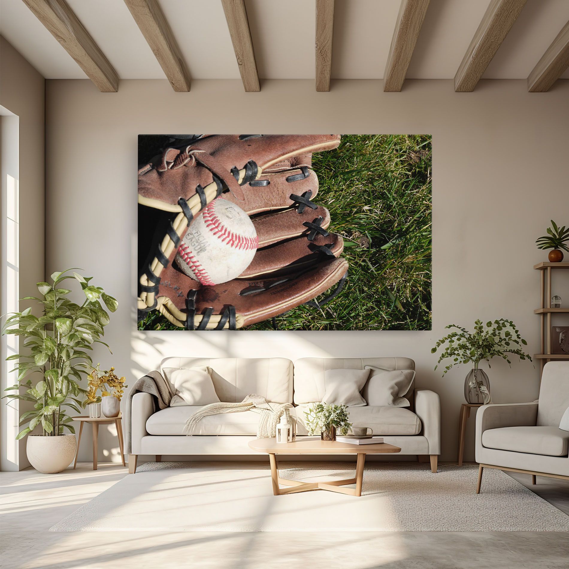 Brown Baseball Glove mockup 6