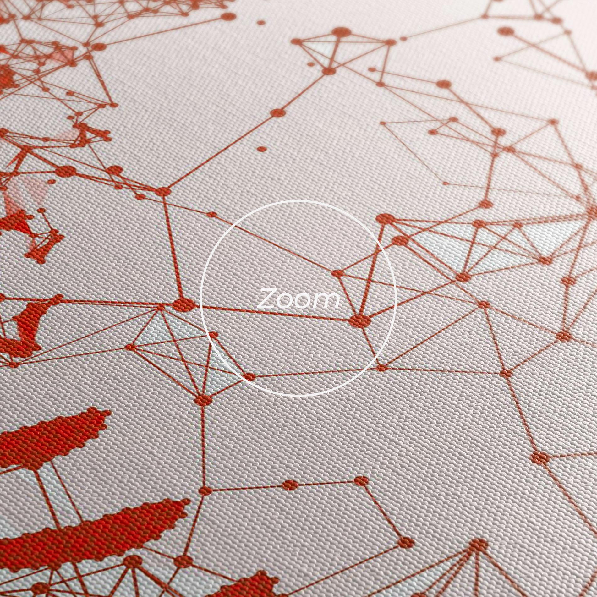 Vászonkép Baseball Line Art mockup 3