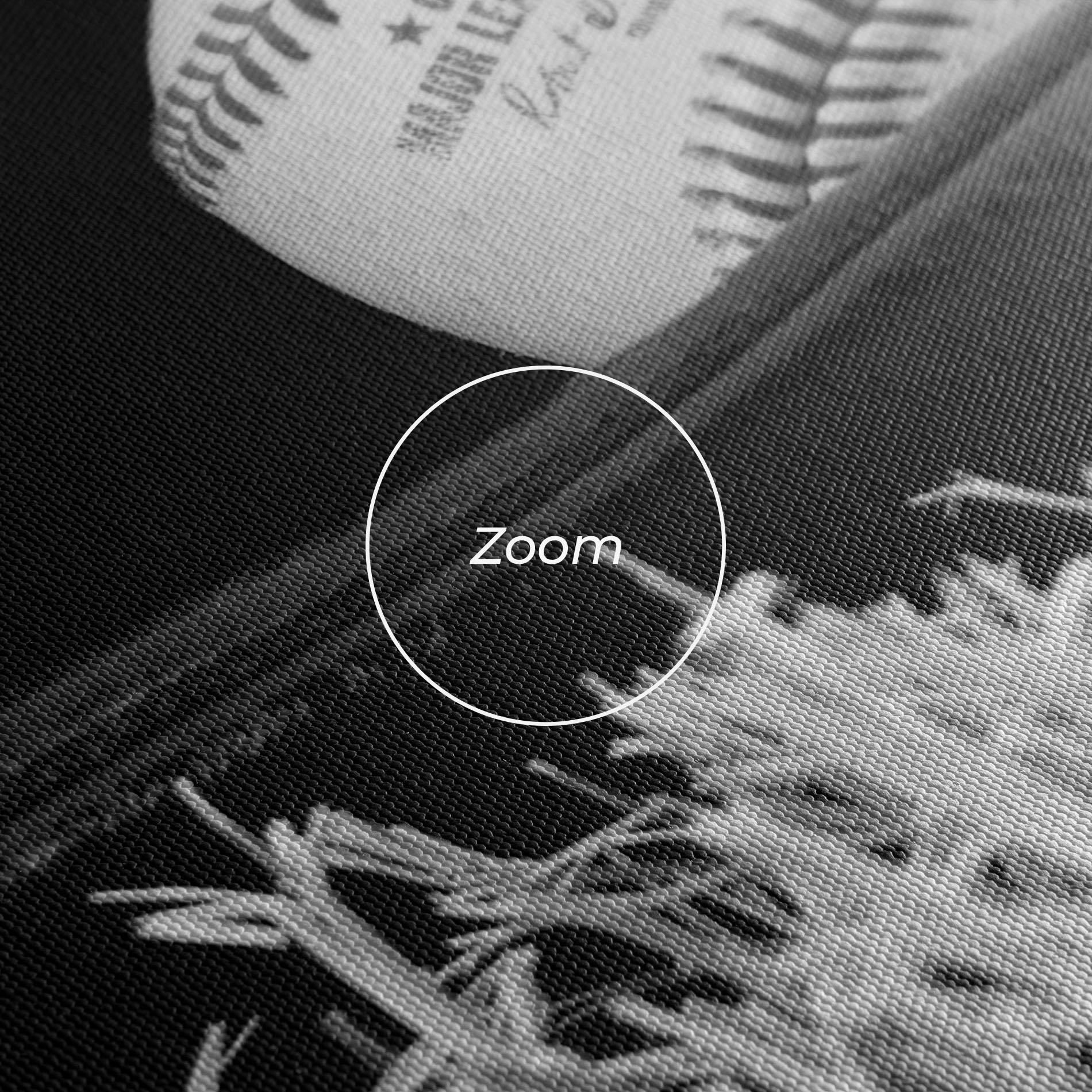 Vászonkép Black Baseball Glove mockup 3