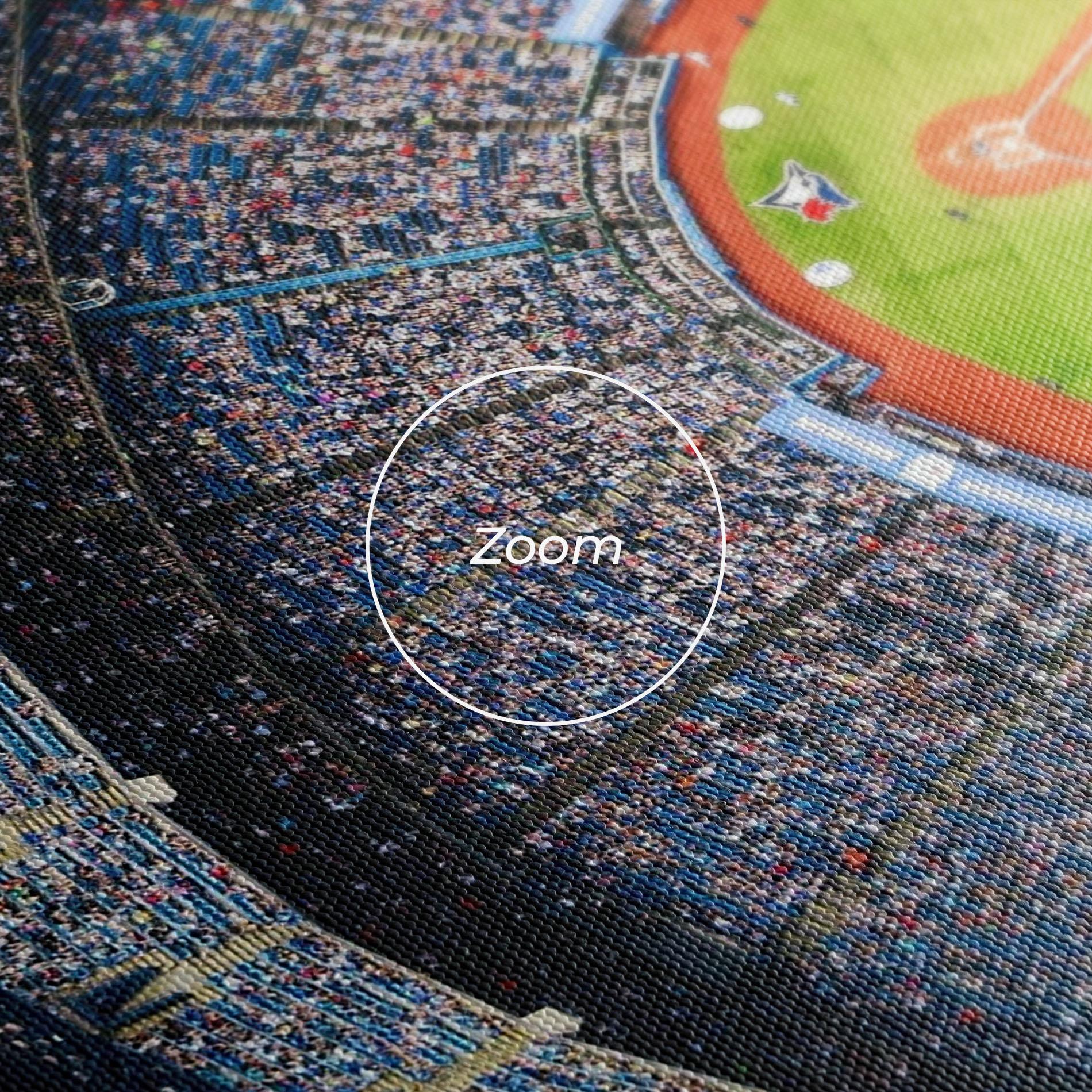 Vászonkép Green Baseball Field mockup 3