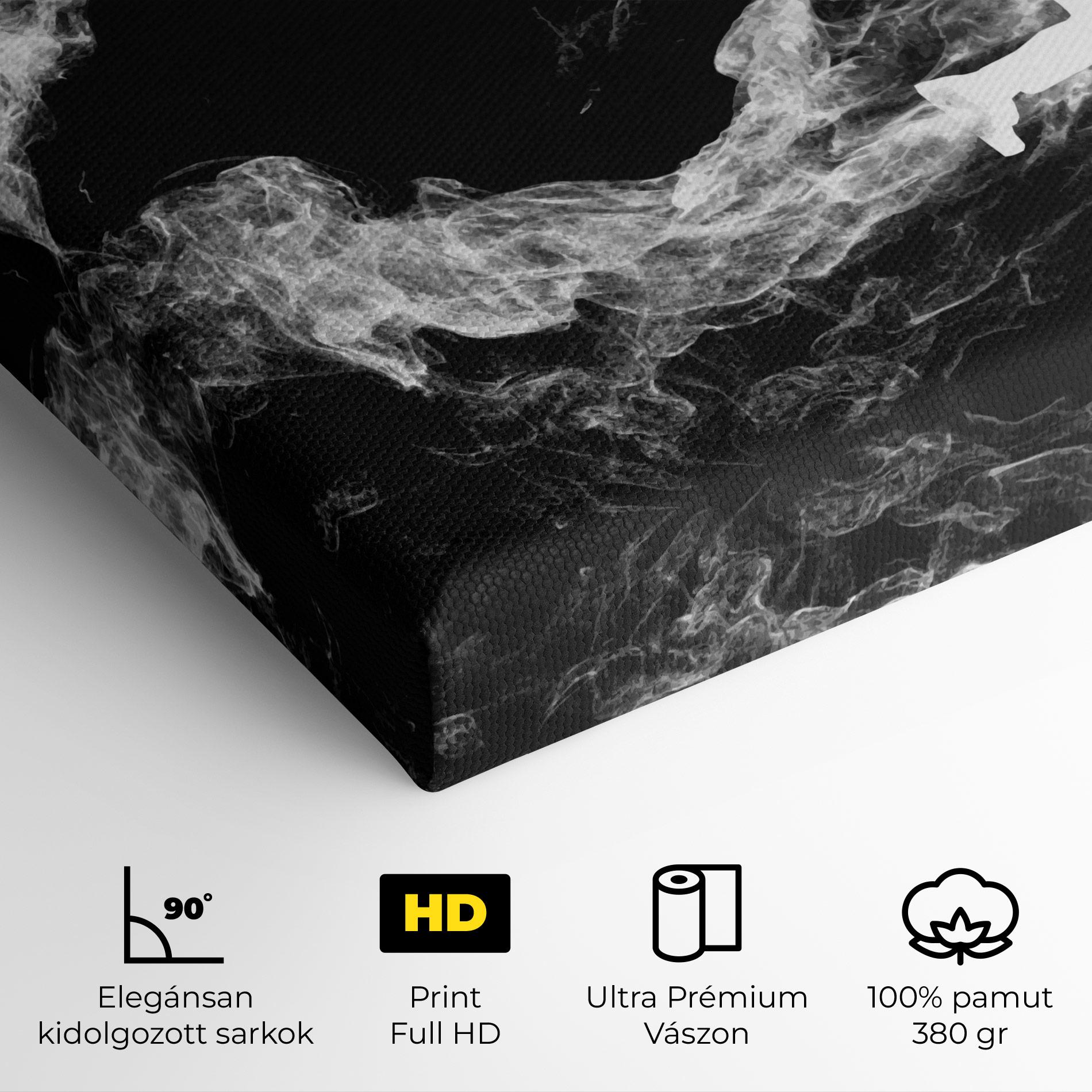 Vászonkép Baseball Smoke mockup 4