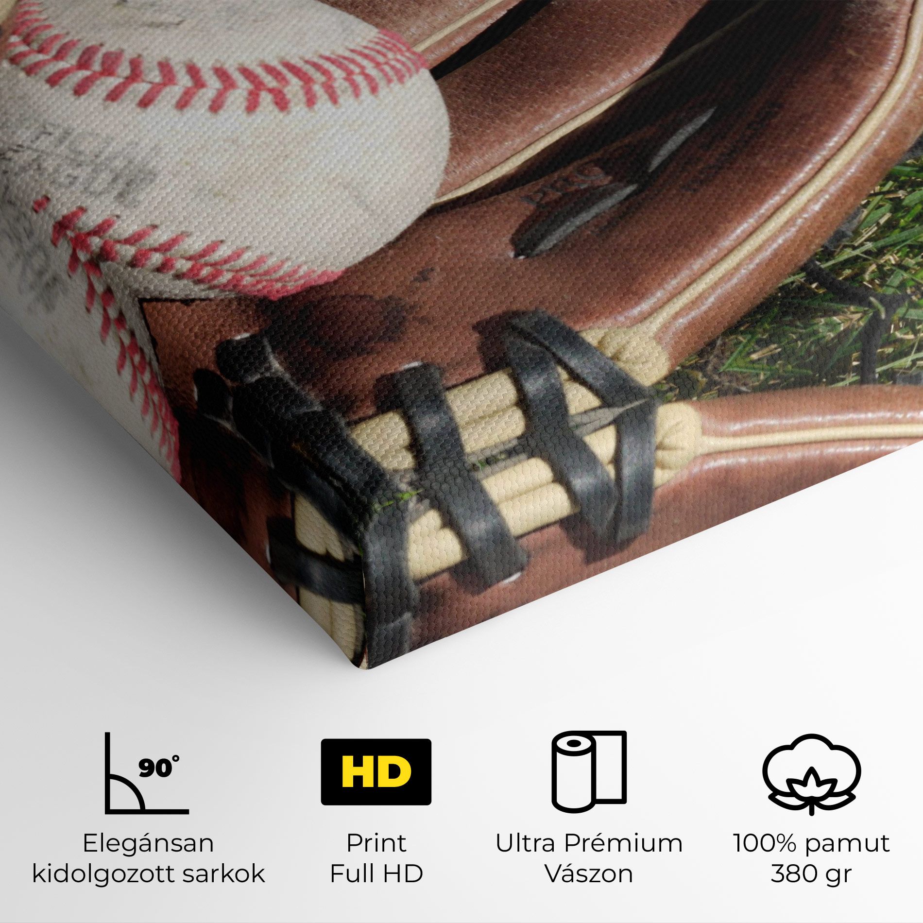 Brown Baseball Glove mockup 4