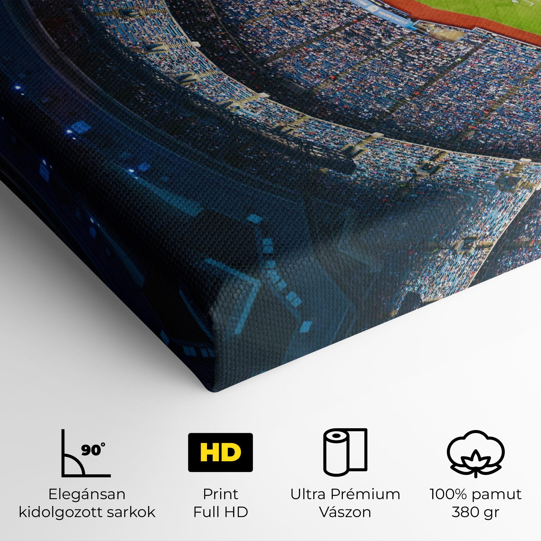 Vászonkép Green Baseball Field mockup 4