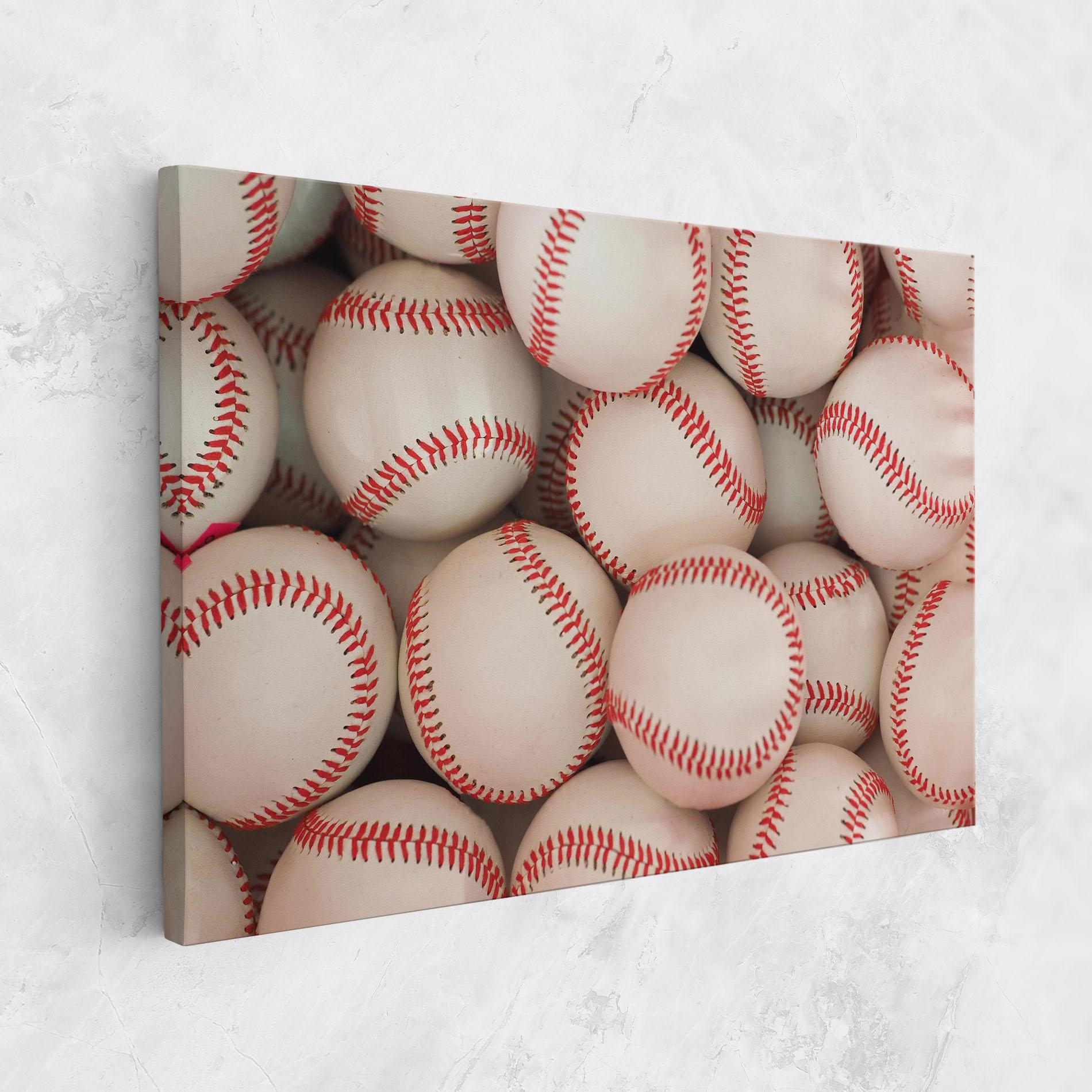 Vászonkép Baseball Balls Stack mockup 1