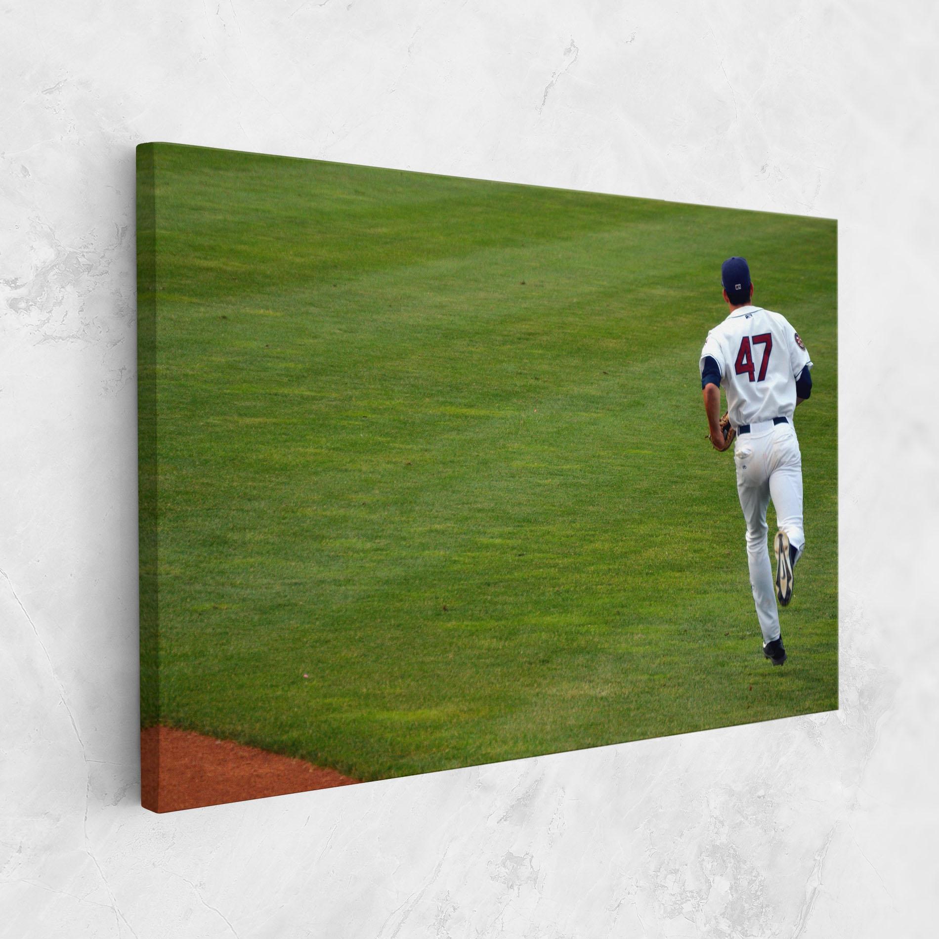 Vászonkép Baseball Player mockup 1
