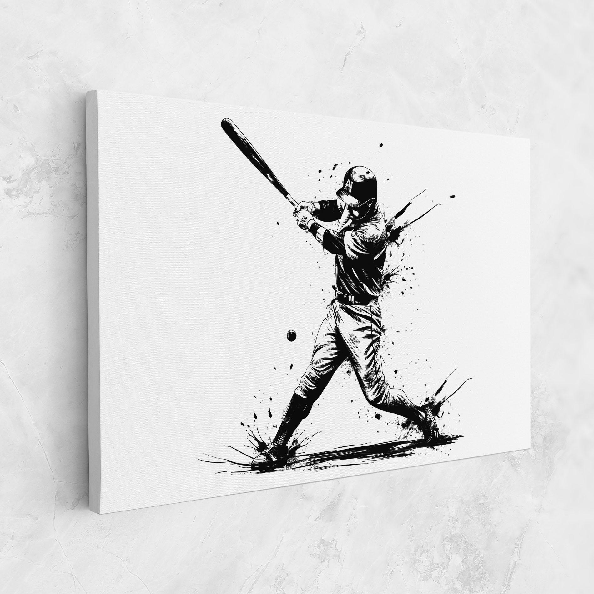 Vászonkép Baseball Splash mockup 1