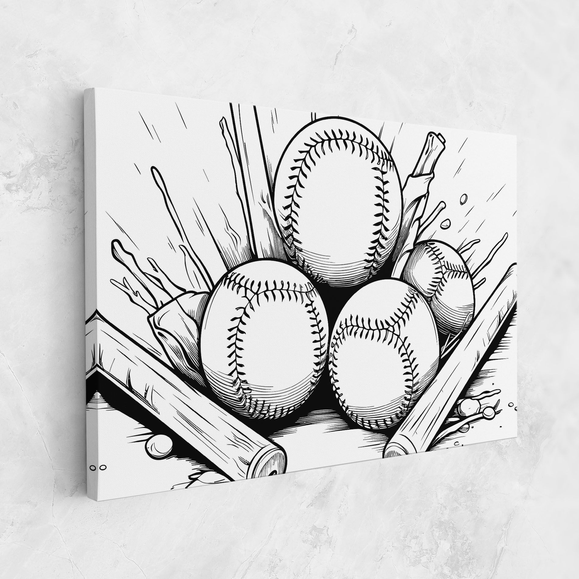 Big Baseball Ball mockup 1