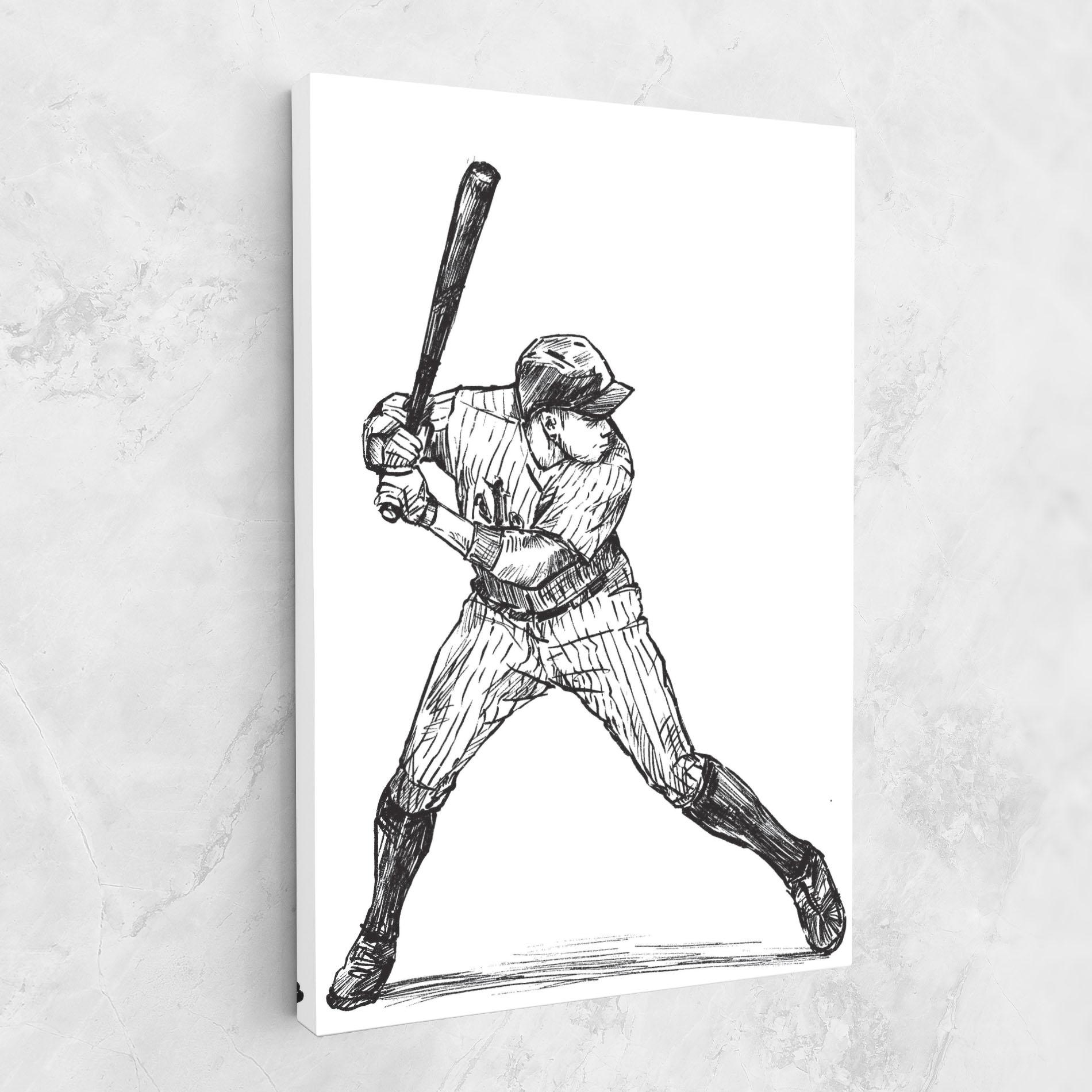 Vászonkép Baseball Play mockup 1