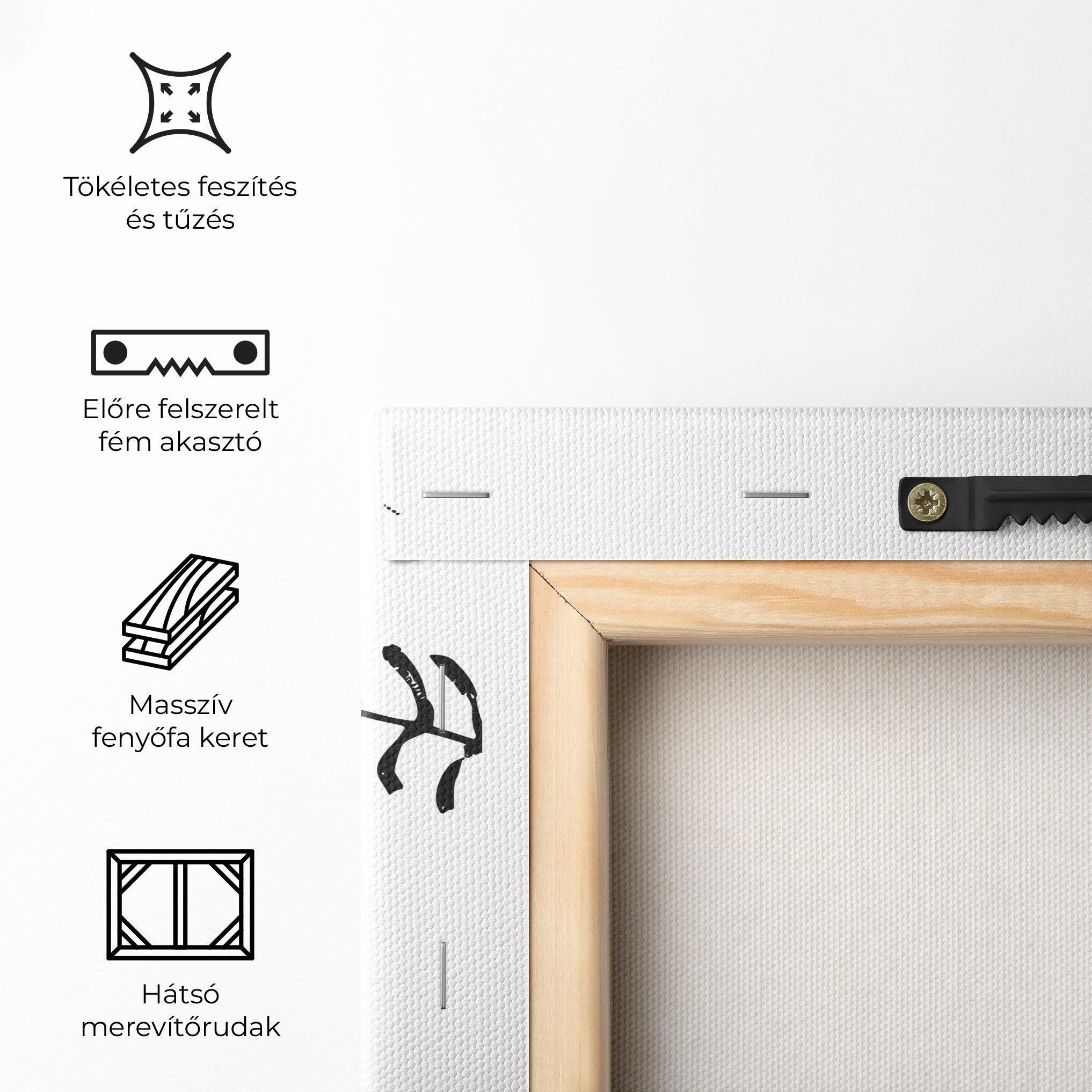 Vászonkép Baseball Black Line mockup 5