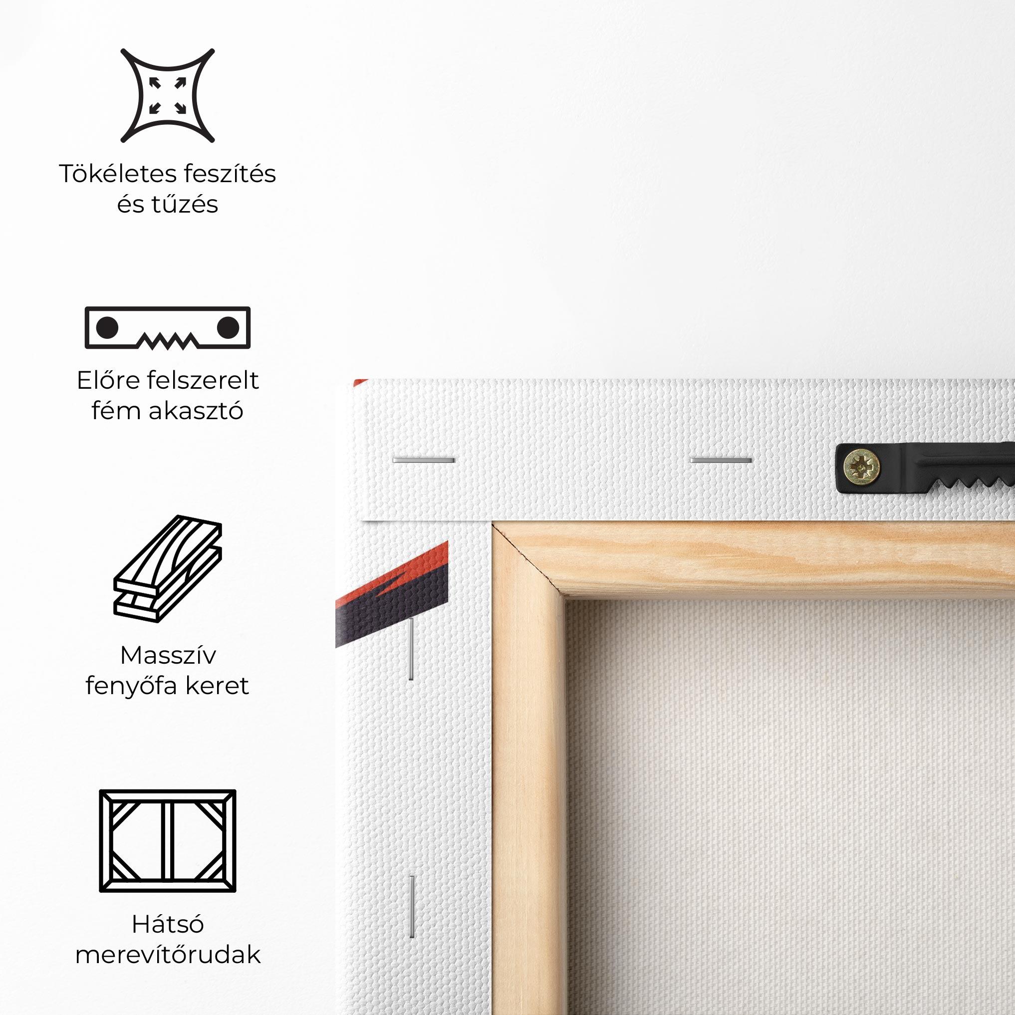 Vászonkép Baseball Red Art mockup 5