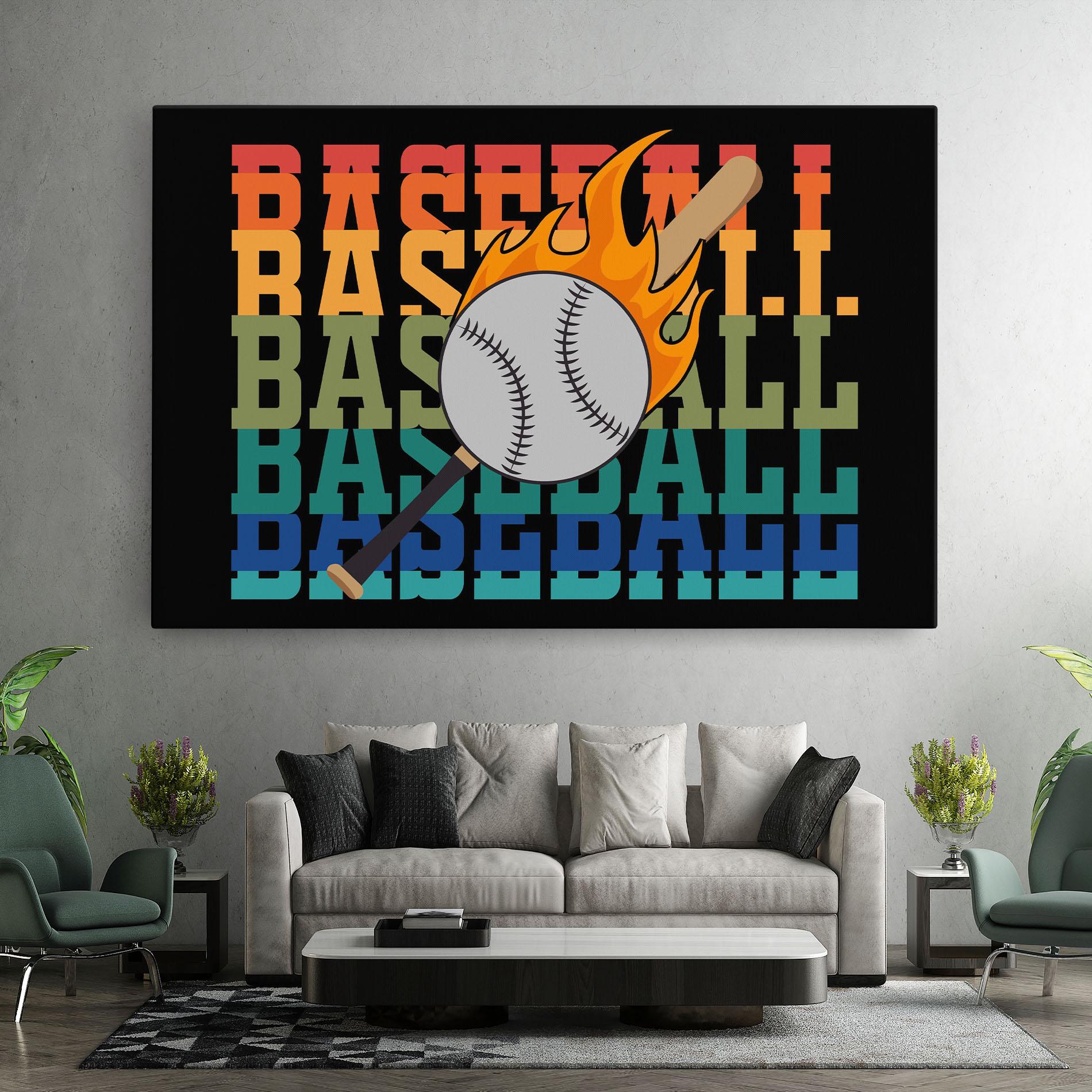 Vászonkép Baseball Color mockup 7