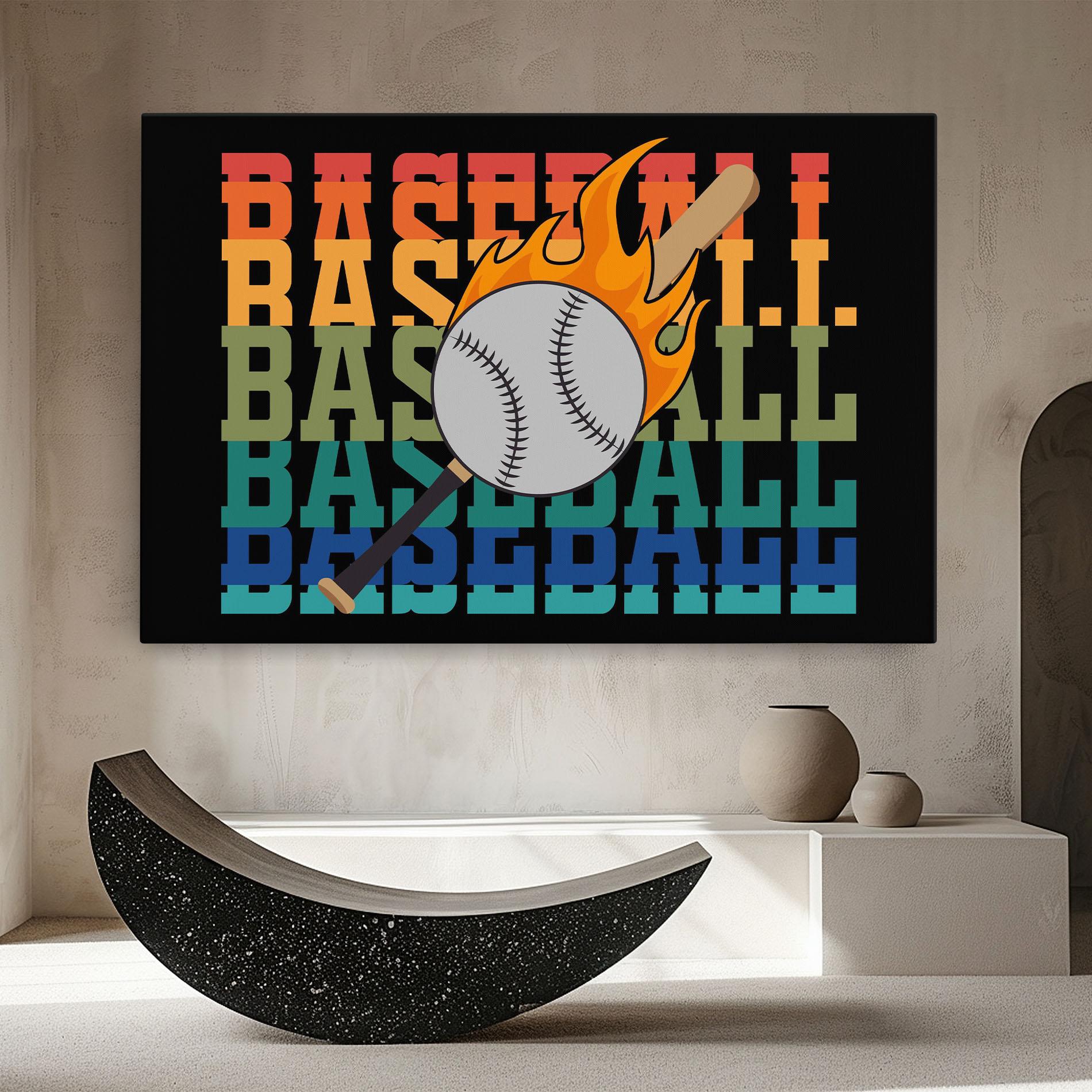 Vászonkép Baseball Color mockup 8