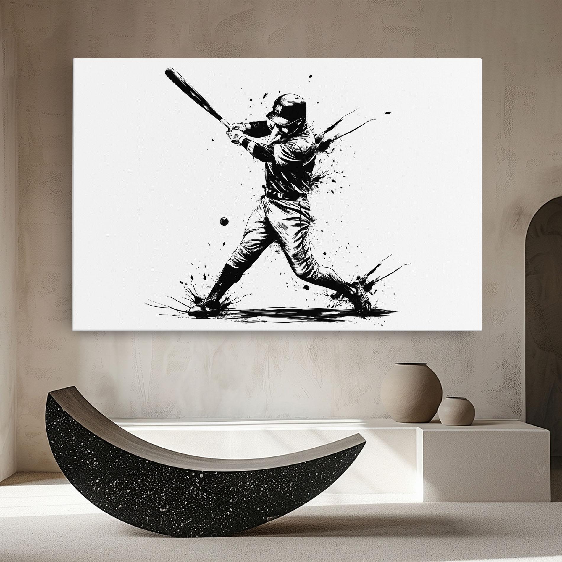 Vászonkép Baseball Splash mockup 8