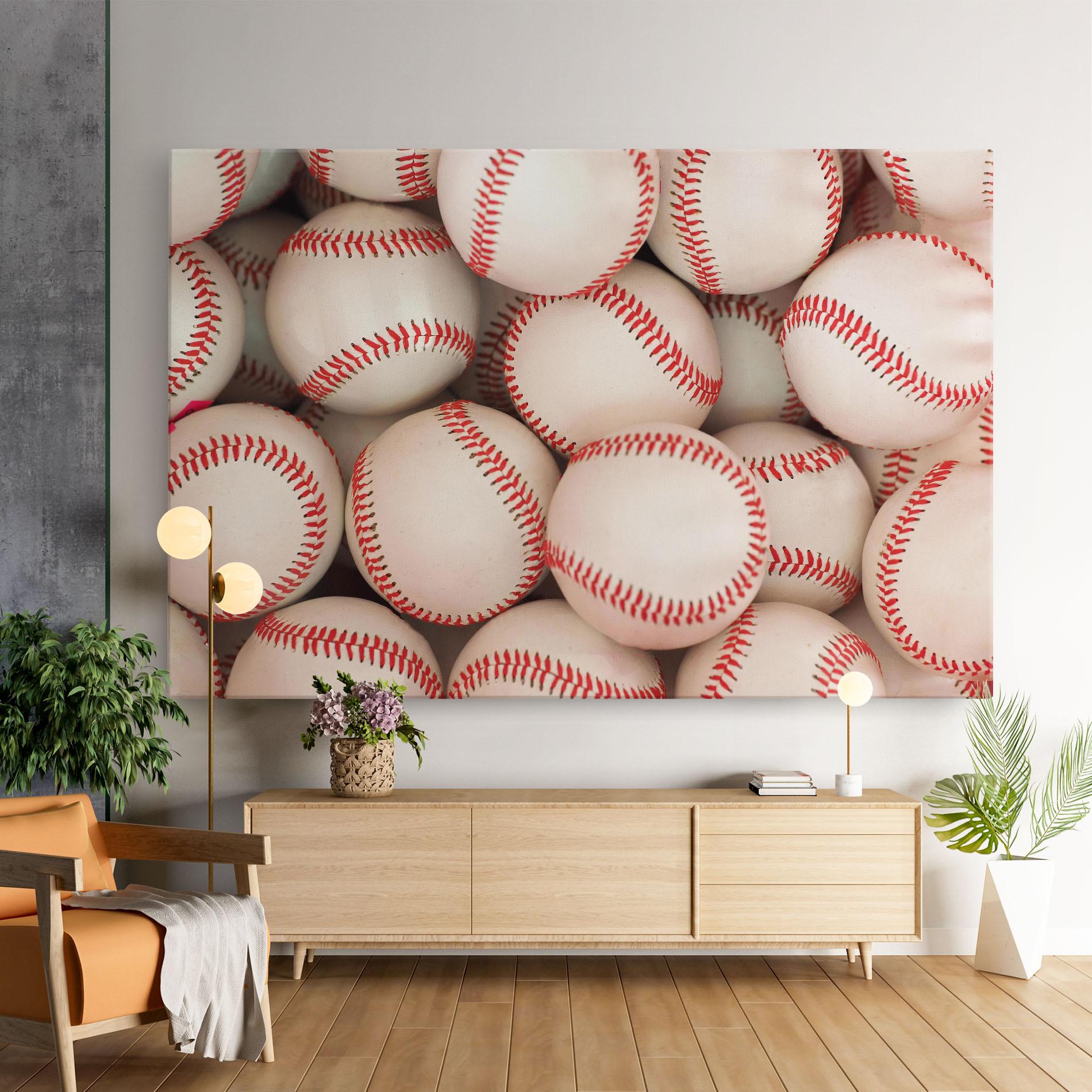 Vászonkép Baseball Balls Stack mockup 9
