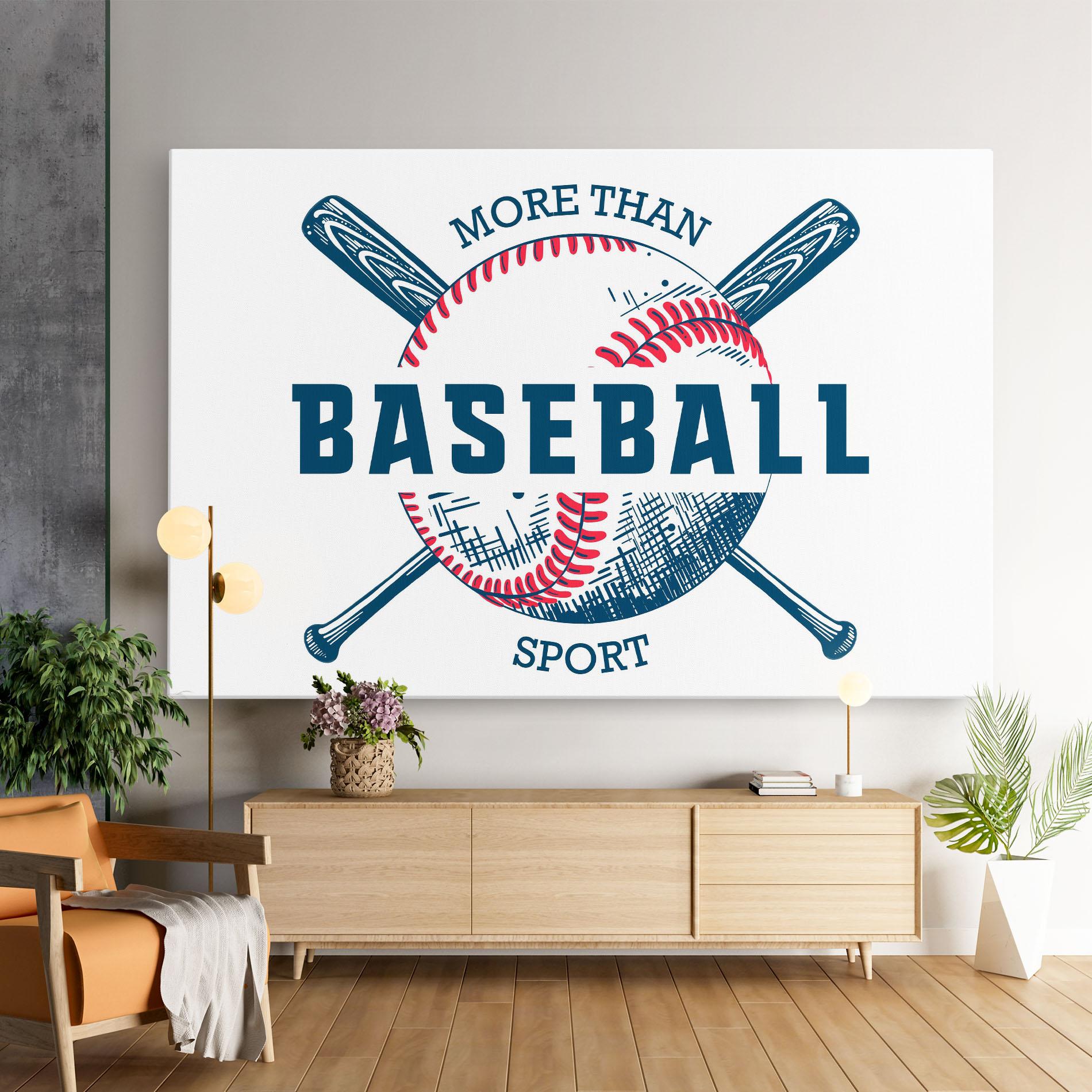 Vászonkép Baseball Sport mockup 9