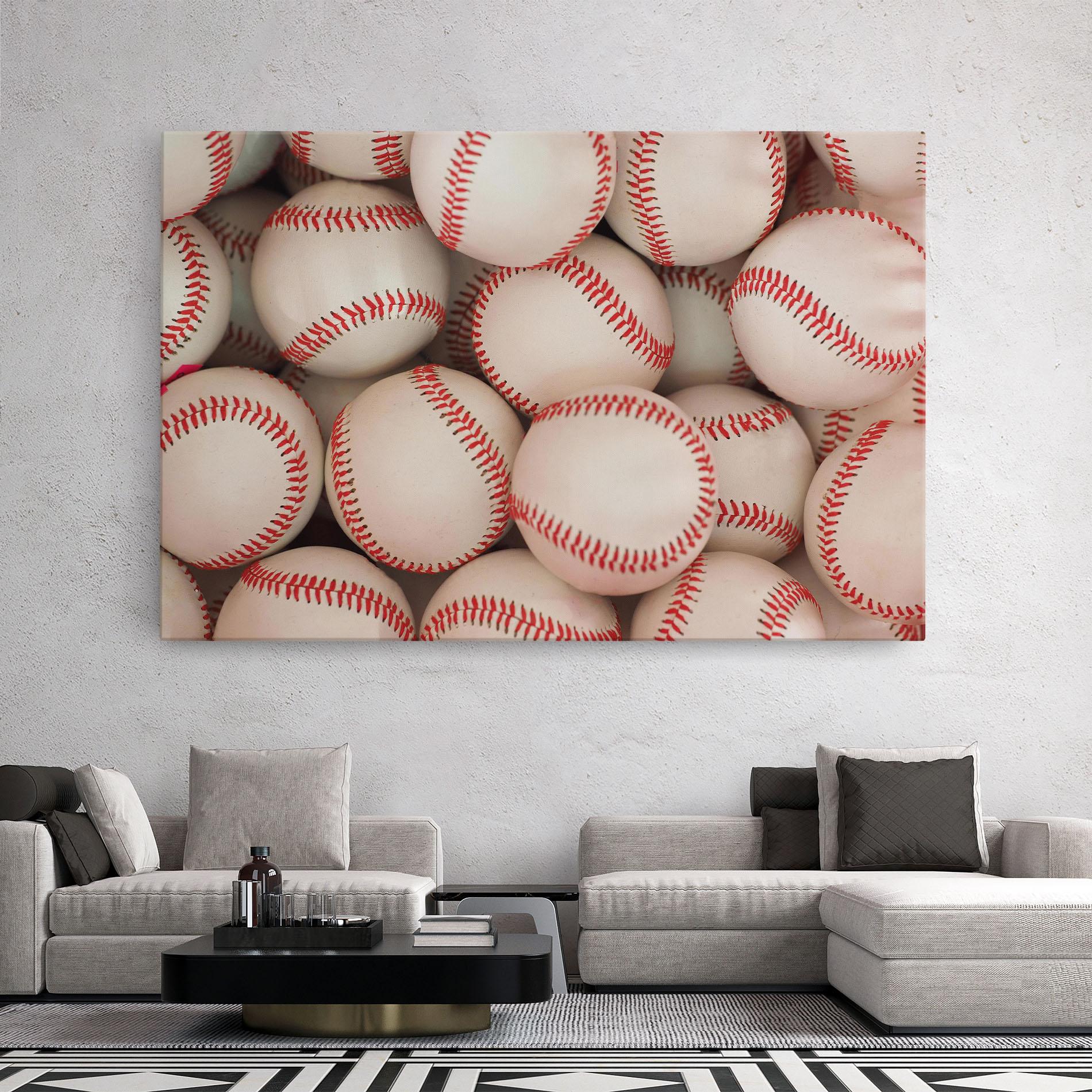 Vászonkép Baseball Balls Stack mockup 2