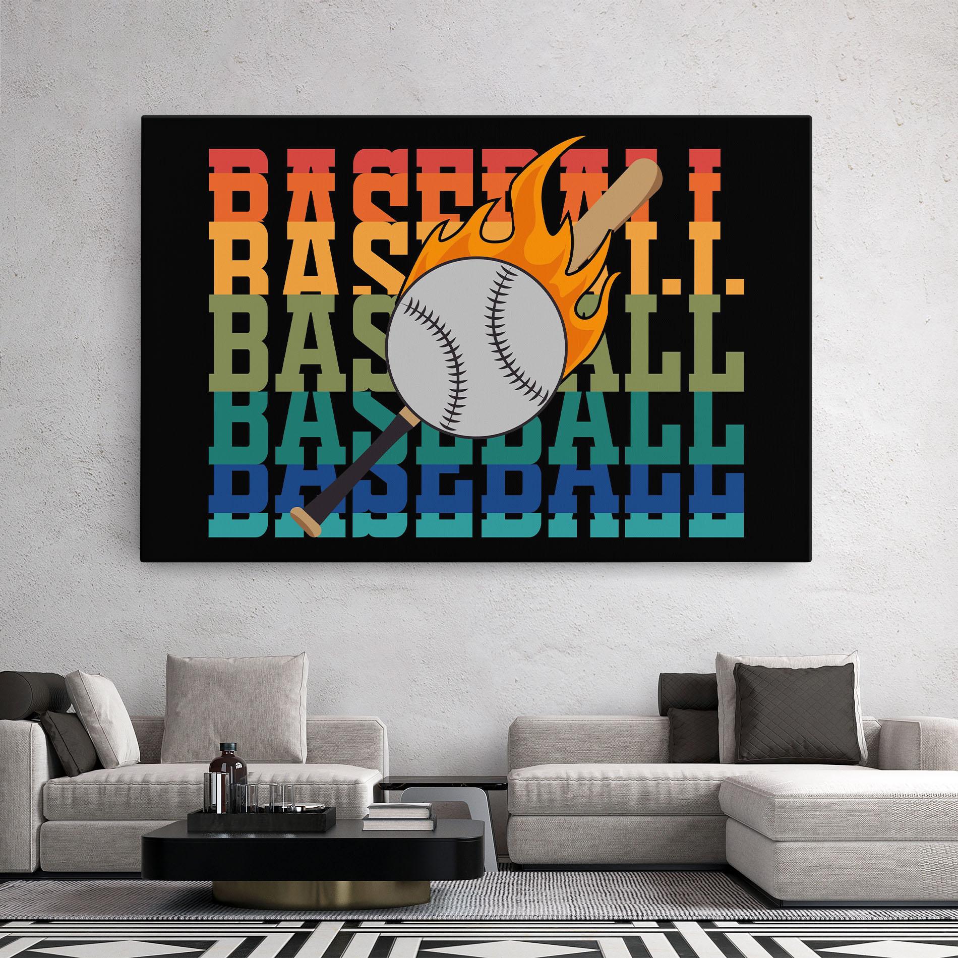 Vászonkép Baseball Color mockup 2