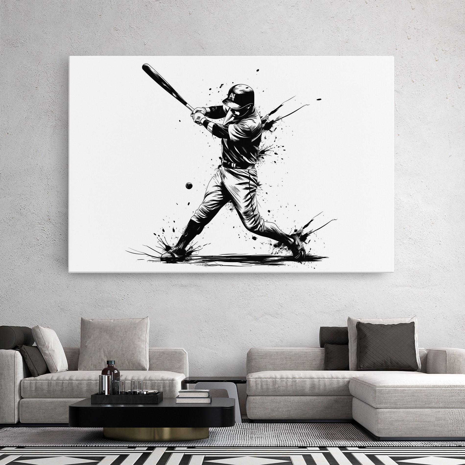 Vászonkép Baseball Splash mockup 2