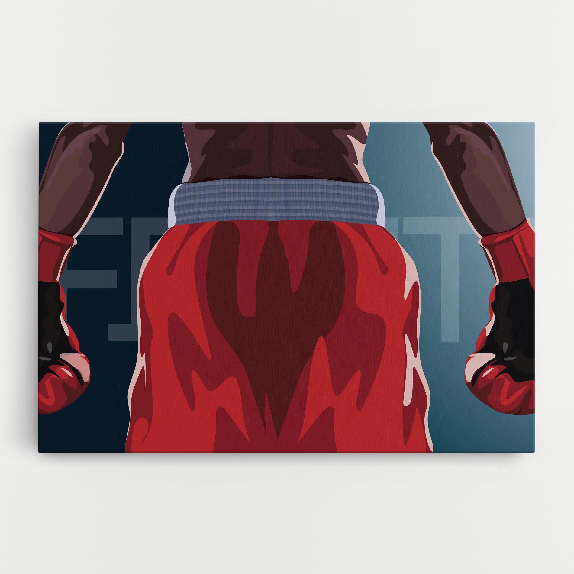Vászonkép Fight Box mockup 0