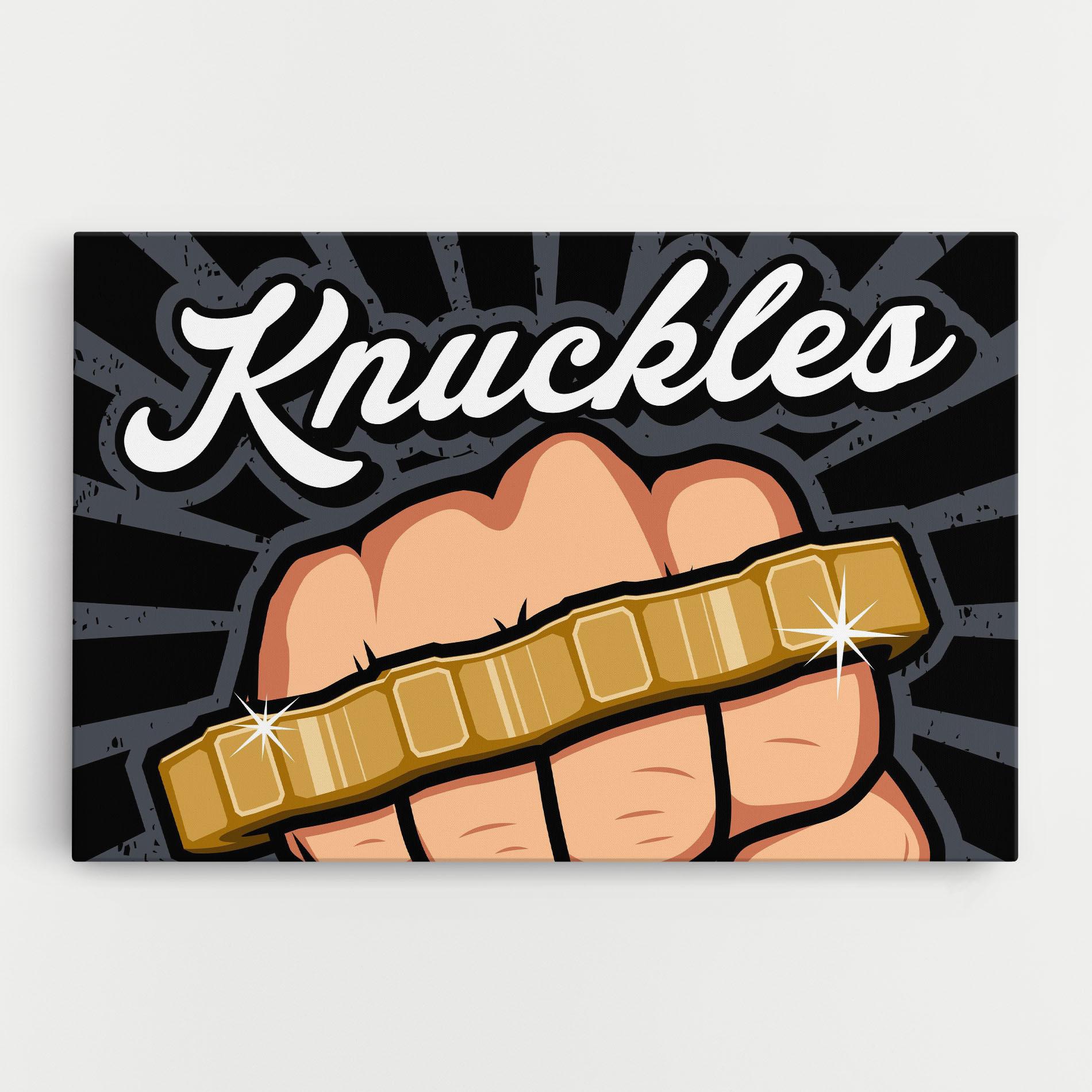 Vászonkép Knuckles mockup 0