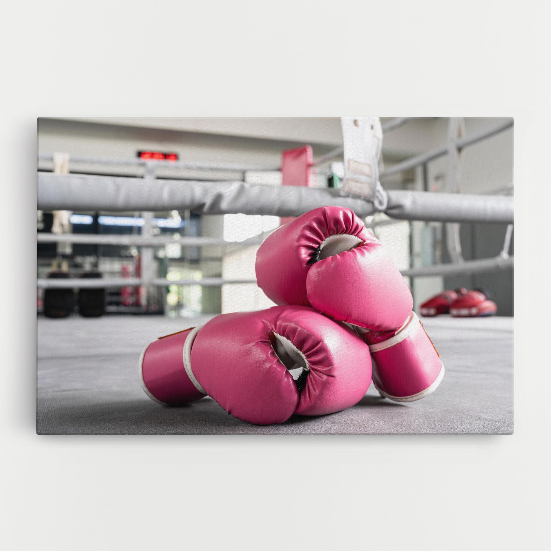 Vászonkép Pink Boxing Gloves mockup 0