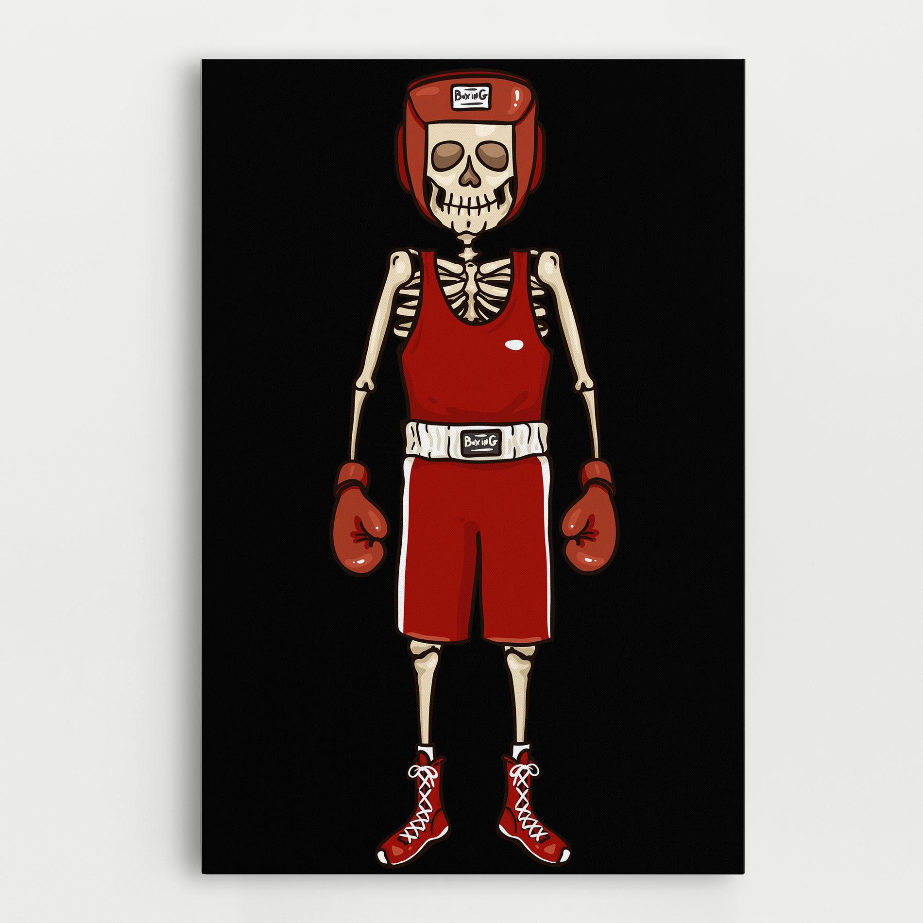 Vászonkép Bones Box mockup 0