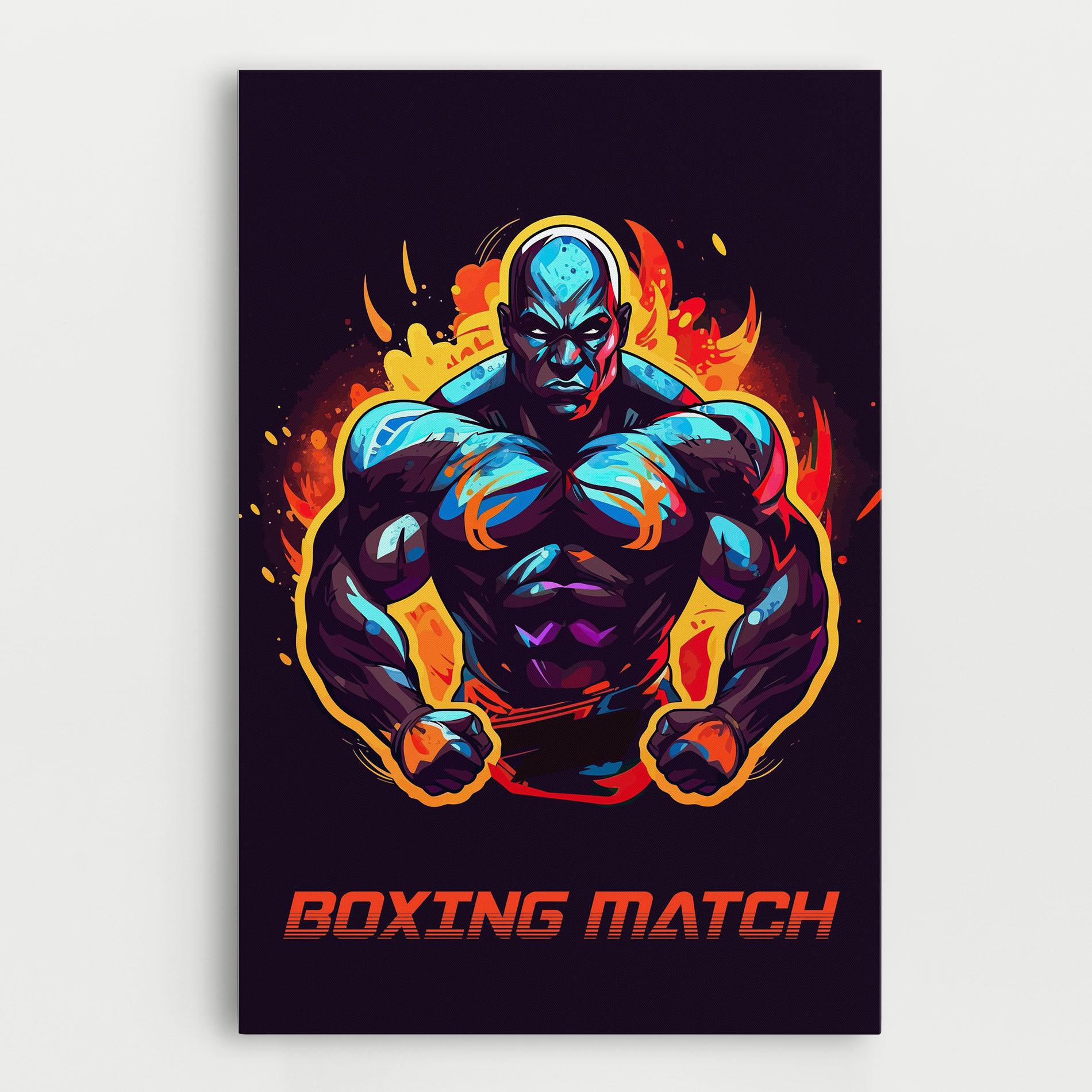 Vászonkép Boxing Strong Match mockup 0