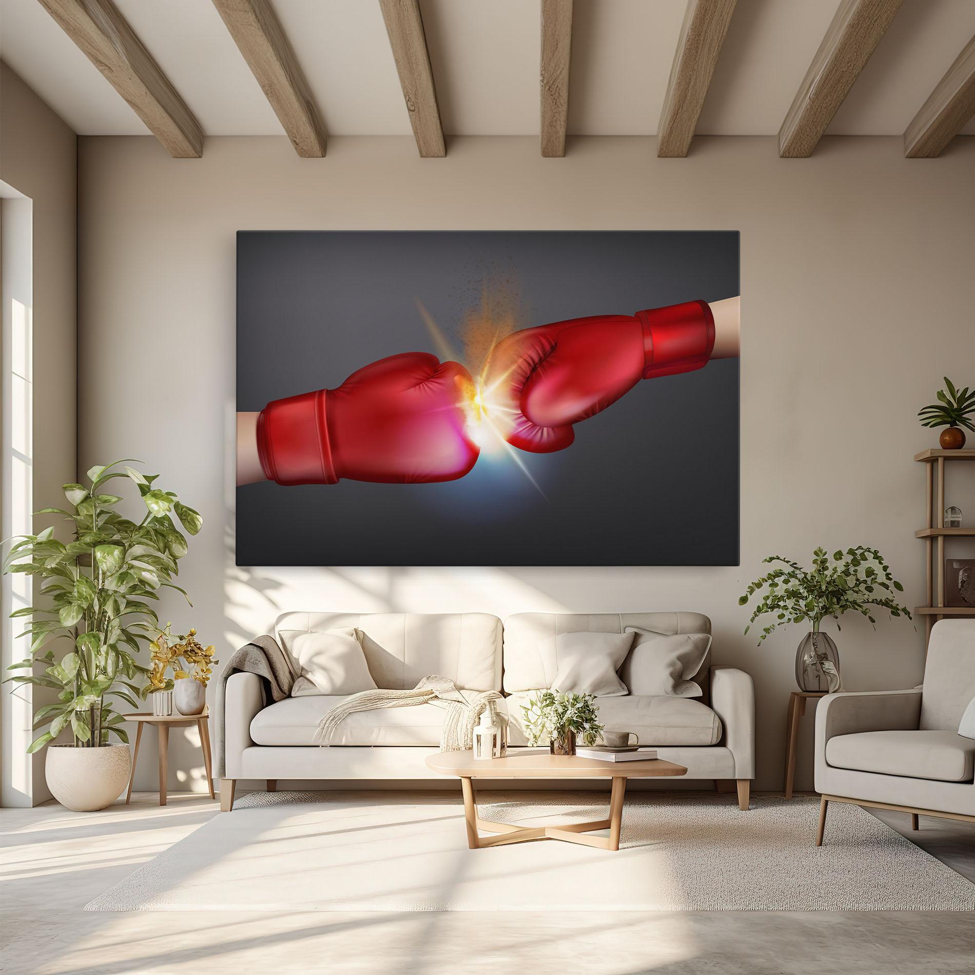 Vászonkép Box Explosion mockup 6