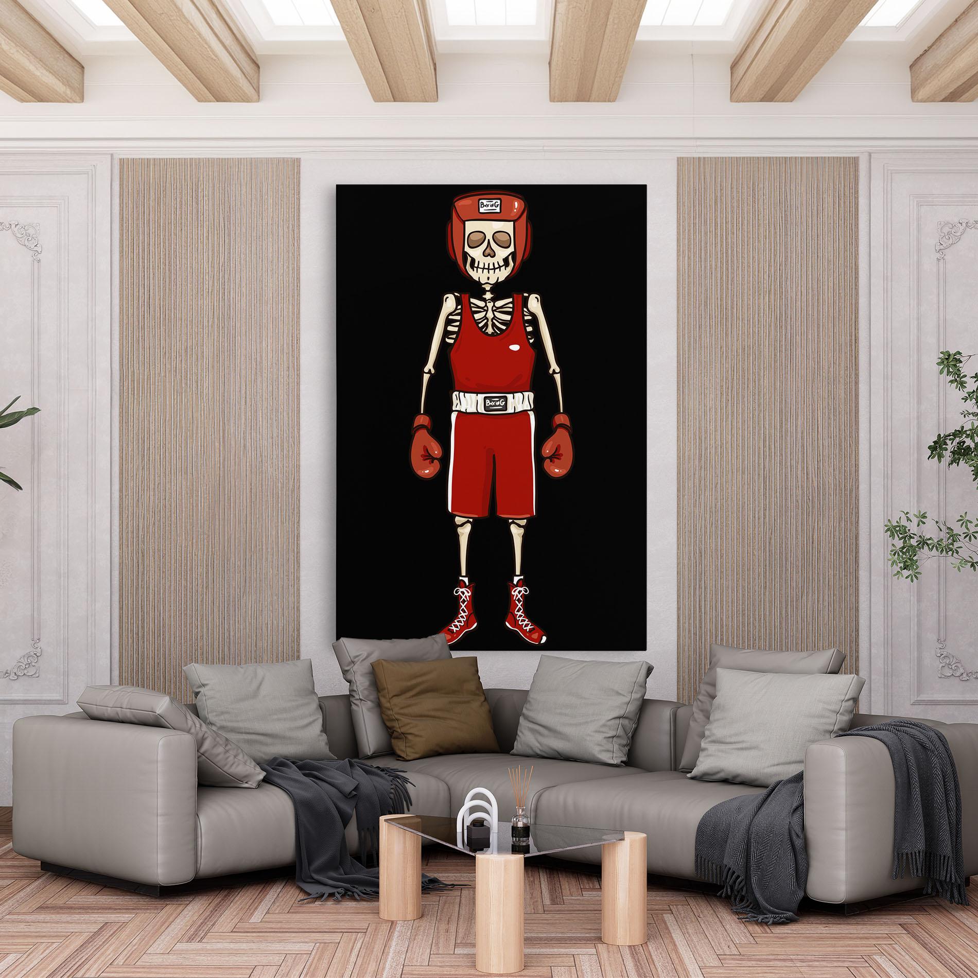 Vászonkép Bones Box mockup 6