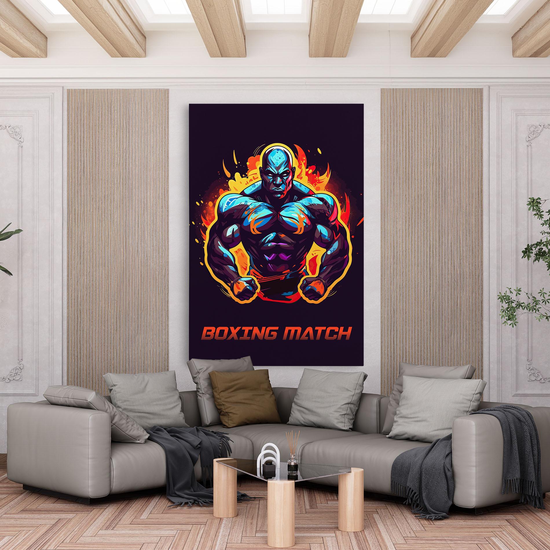 Vászonkép Boxing Strong Match mockup 6