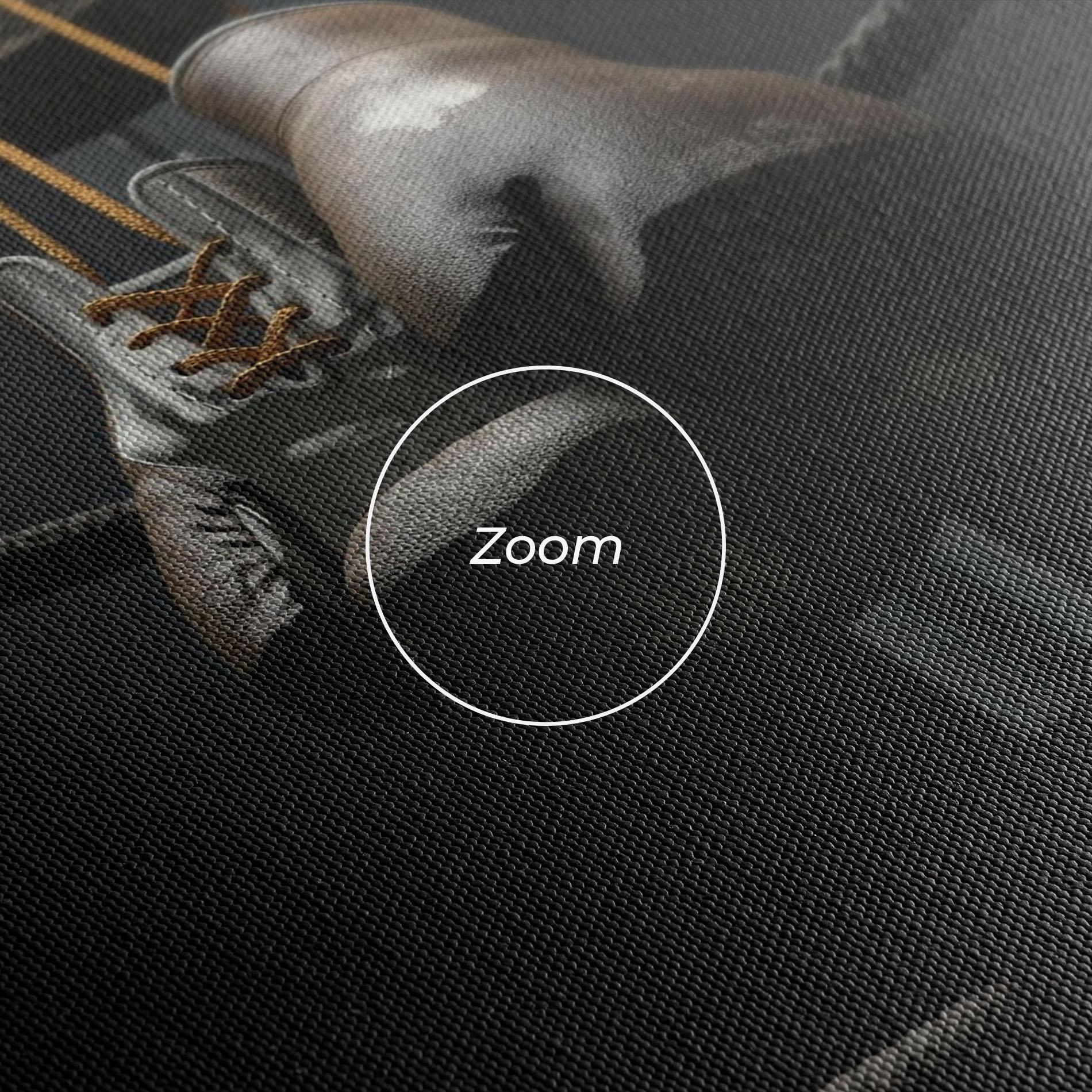 Vászonkép Black Boxing Glove mockup 3