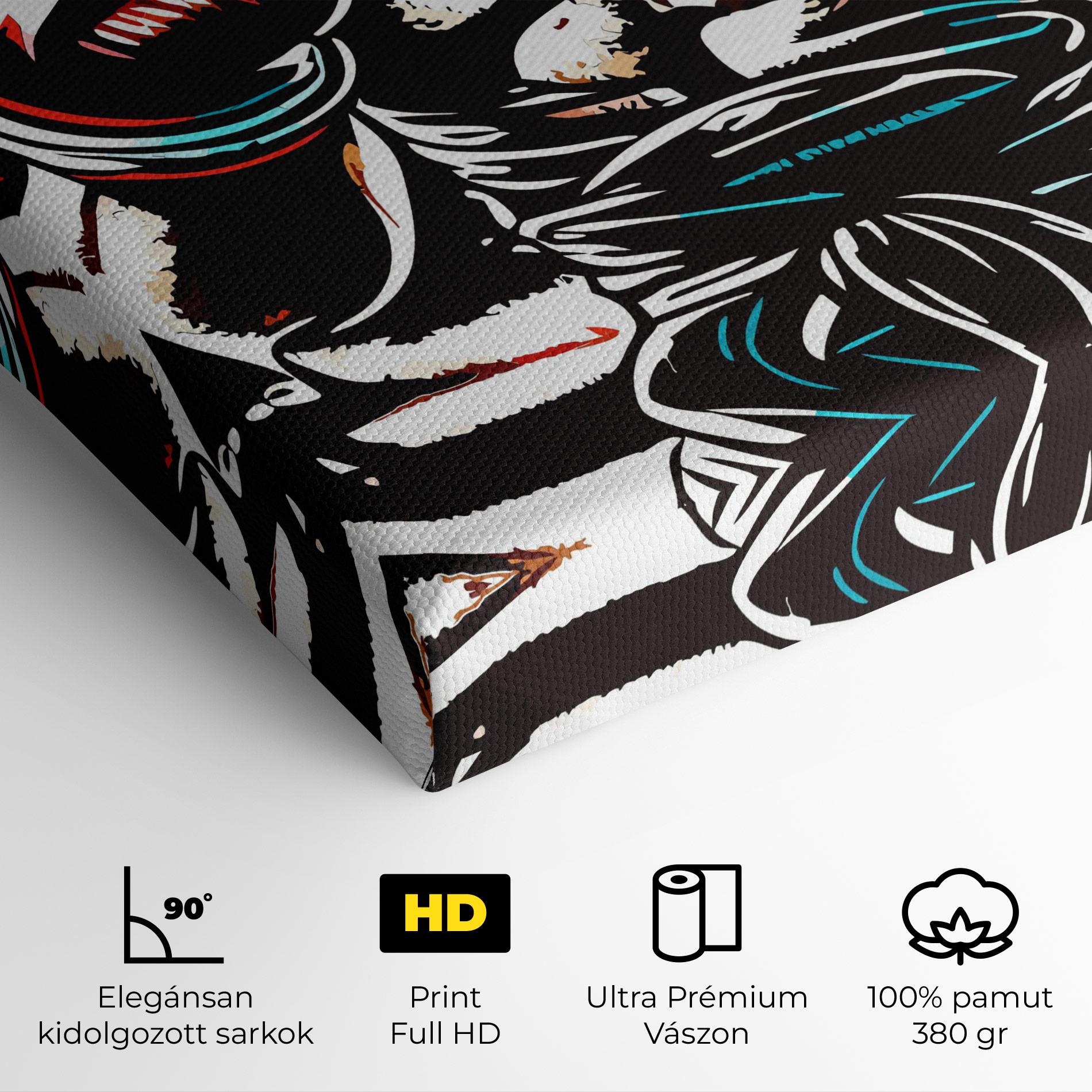 Vászonkép Box Video Games mockup 4